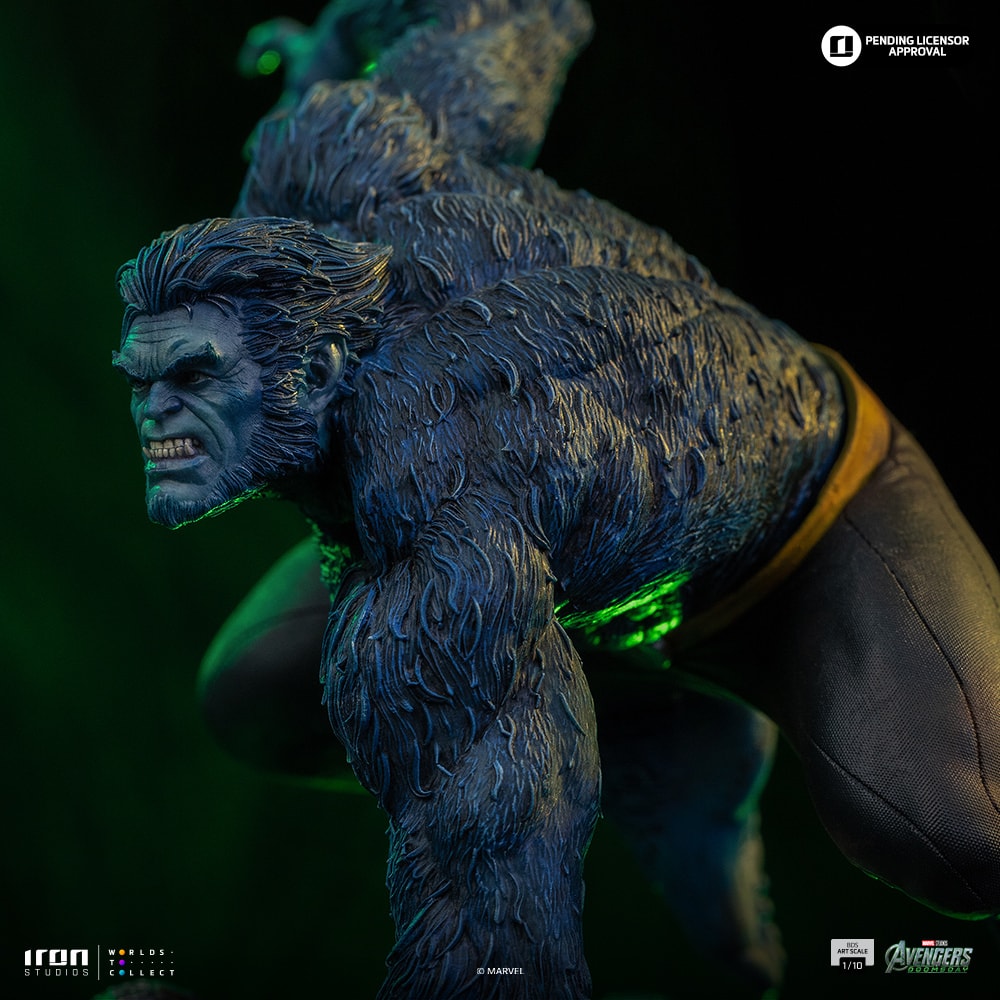 Marvel Beast 1:10 Scale Statue  (Prototype Shown) View 7