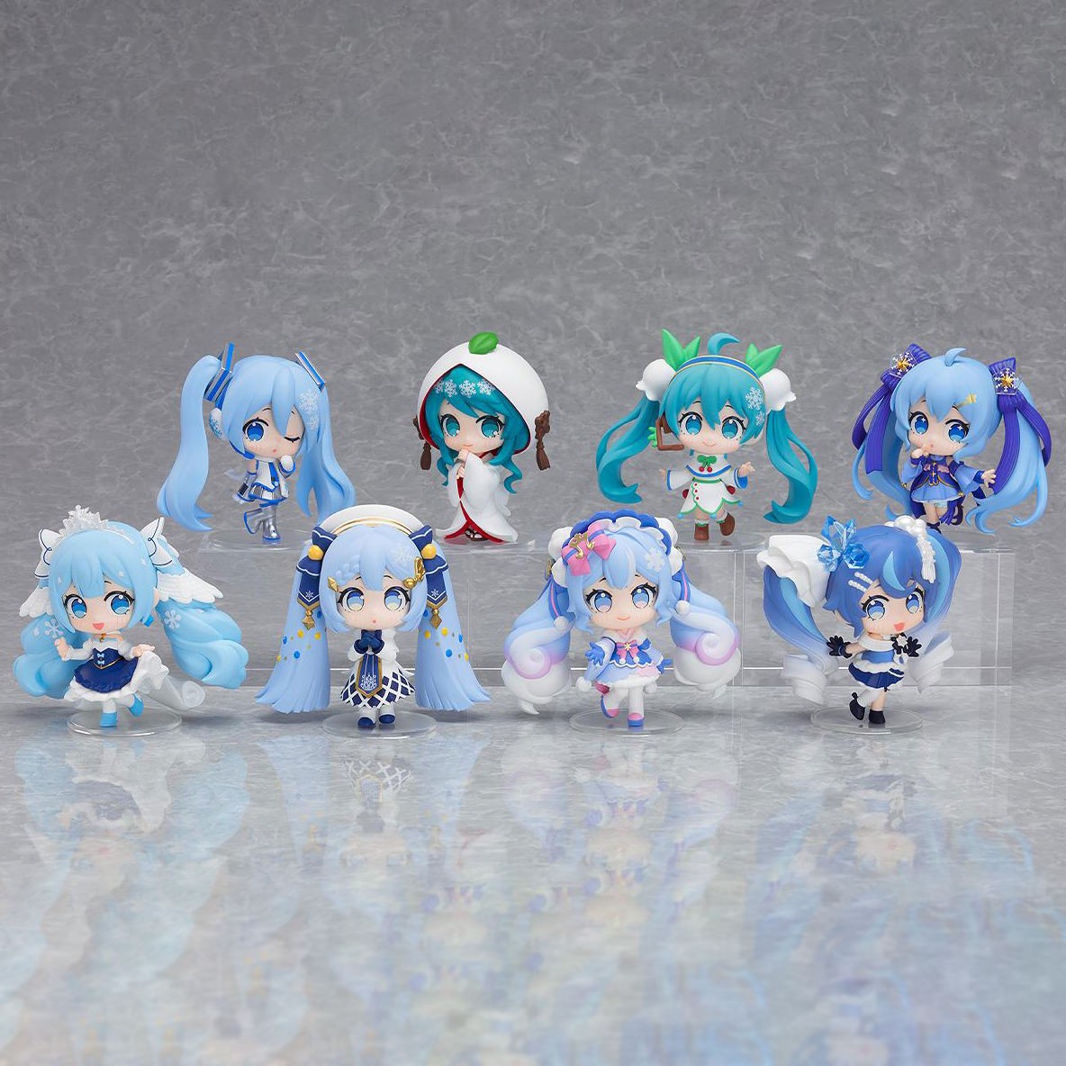 Hatsune Miku Snow Miku All Stars Figure Collection Vol. 2 Blind Box Set  (Prototype Shown) View 10