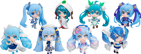 Hatsune Miku Snow Miku All Stars Figure Collection Vol. 2 Blind Box Set  (Prototype Shown) View 11