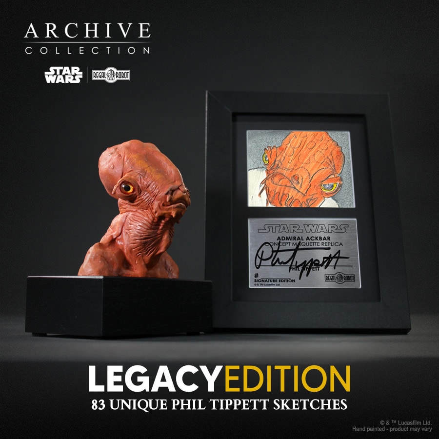 Star Wars Admiral Ackbar™ Concept Maquette (Legacy Edition) Replica  (Prototype Shown) View 1