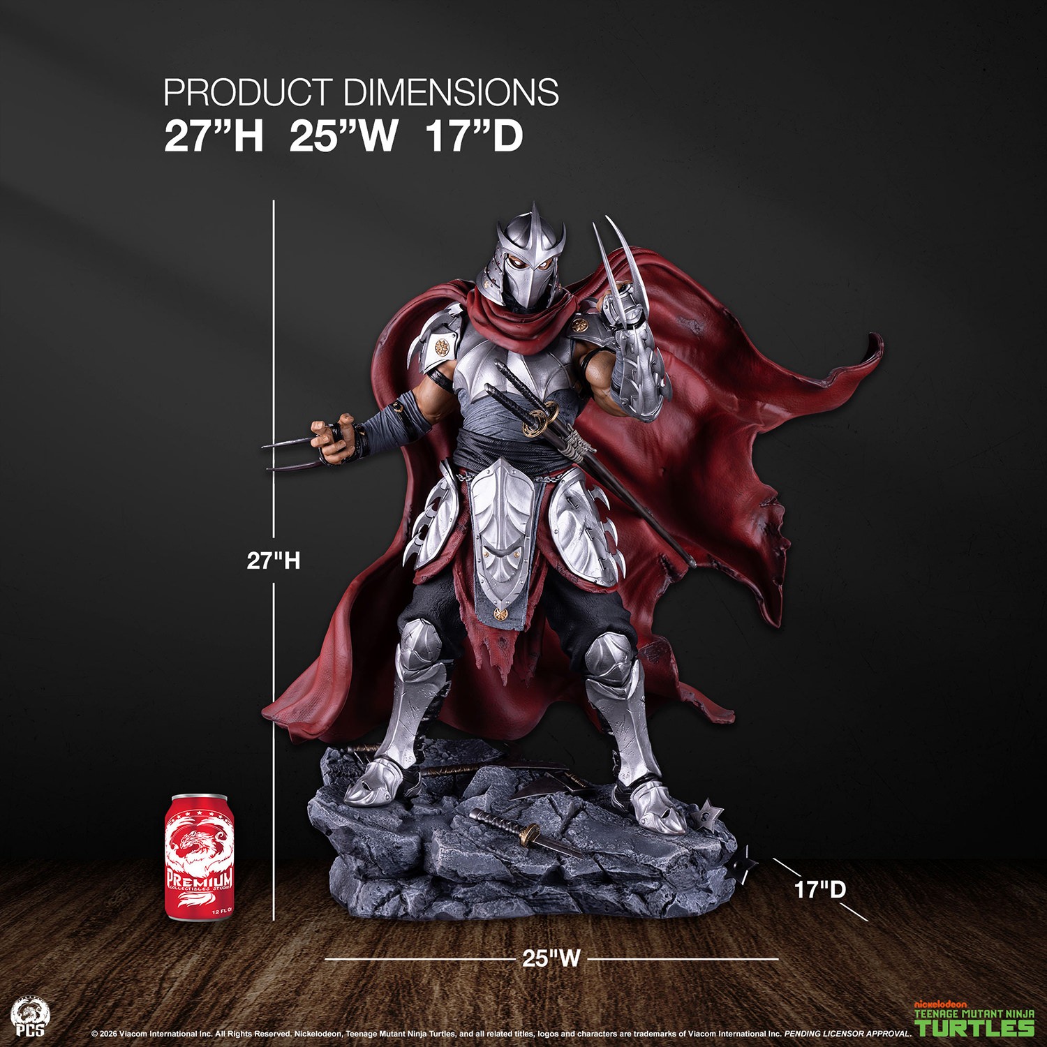 Teenage Mutant Ninja Turtles Shredder (Comic Variant) 1:3 Scale Statue  (Prototype Shown) View 2