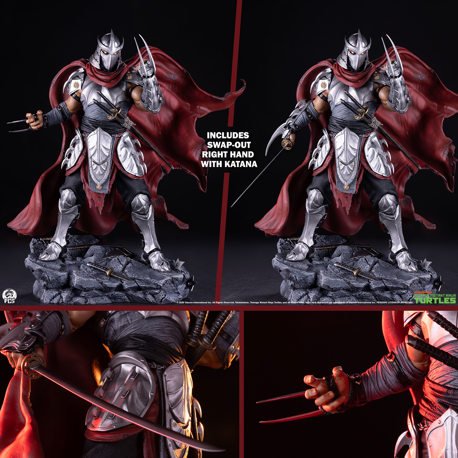 Teenage Mutant Ninja Turtles Shredder (Comic Variant) 1:3 Scale Statue  (Prototype Shown) View 3
