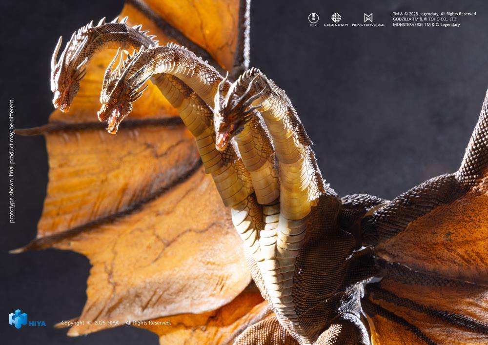 Godzilla King Ghidorah 2.0 Action Figure  (Prototype Shown) View 13