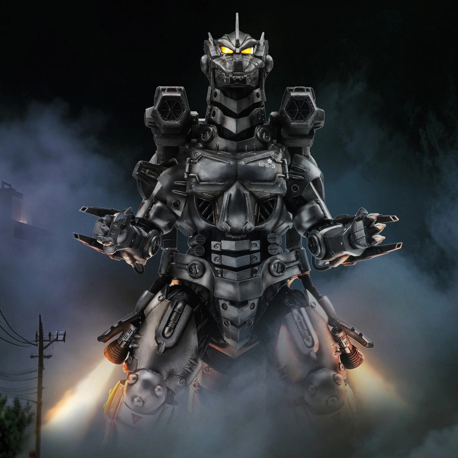 Godzilla Mechagodzilla (2003) (Heavy Arms/High Mobility Version) Action Figure  (Prototype Shown) View 1