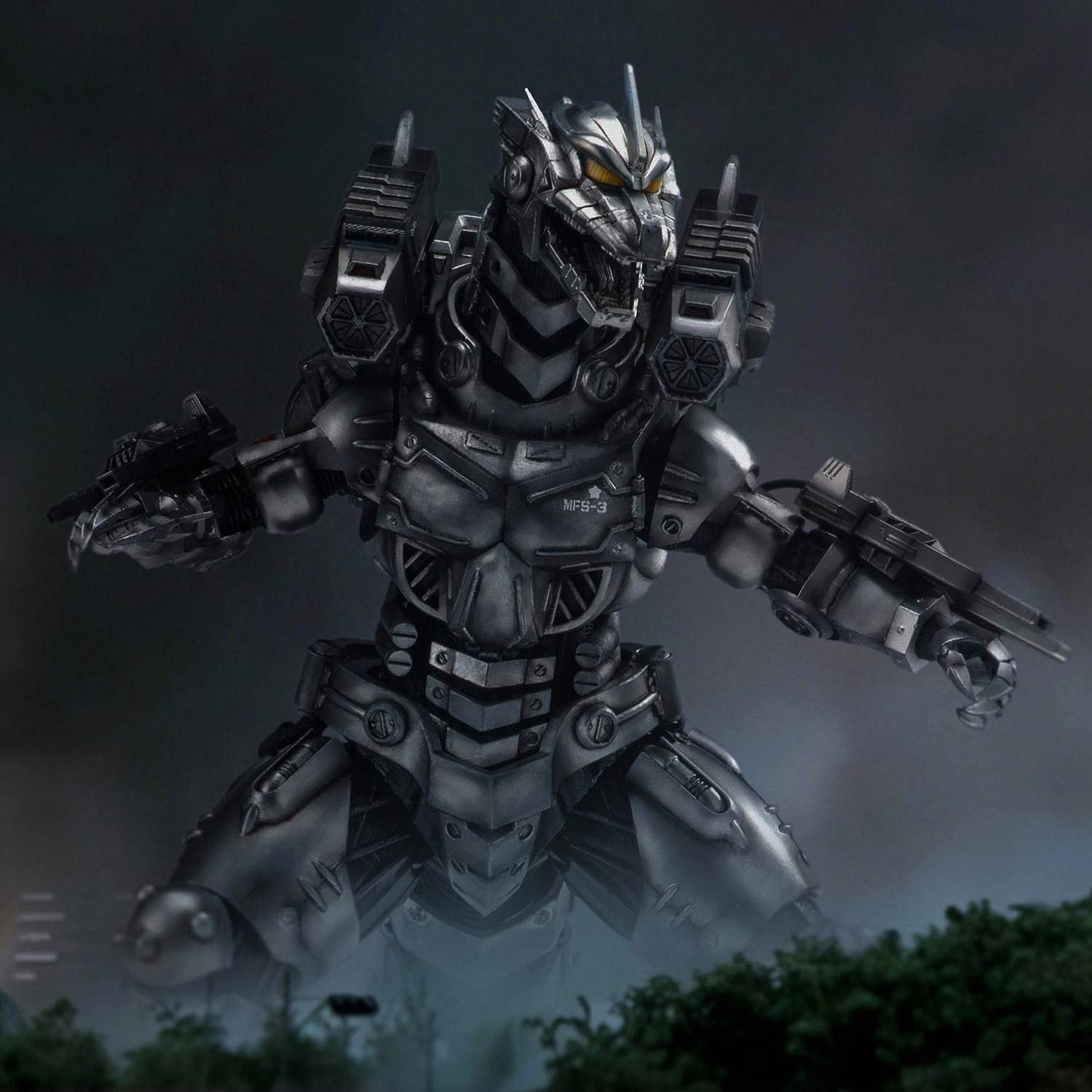 Godzilla Mechagodzilla (2003) (Heavy Arms/High Mobility Version) Action Figure  (Prototype Shown) View 3