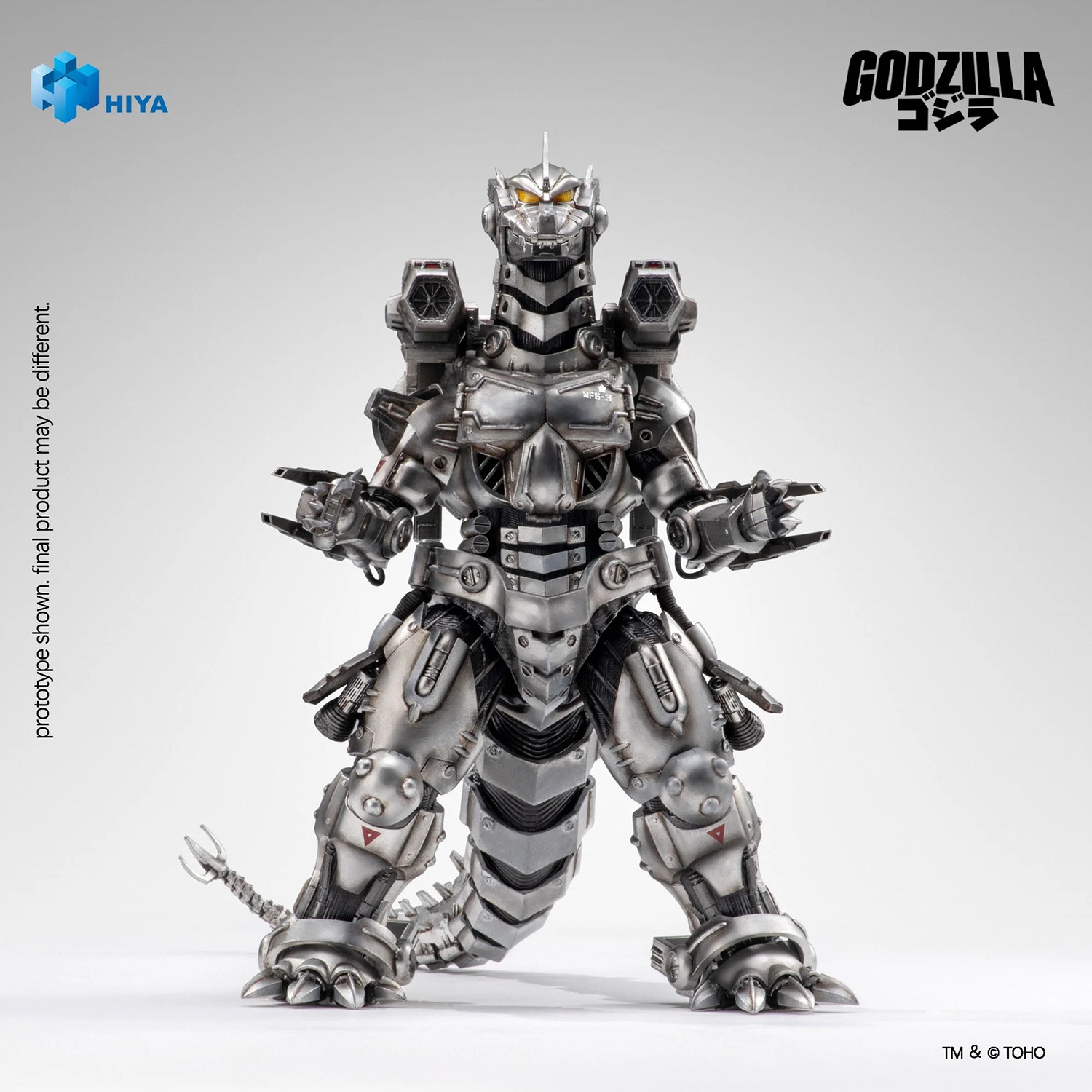 Godzilla Mechagodzilla (2003) (Heavy Arms/High Mobility Version) Action Figure  (Prototype Shown) View 8