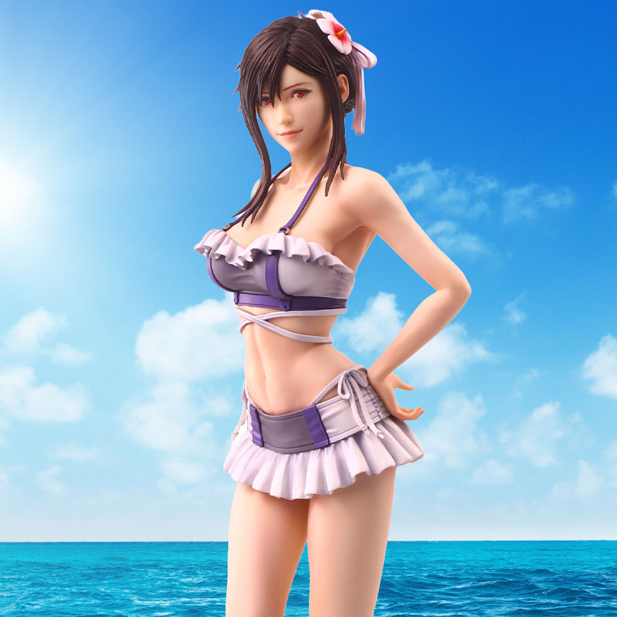 Final Fantasy Tifa Lockhart (Swimsuit Ver.) Collectible Figure  (Prototype Shown) View 1