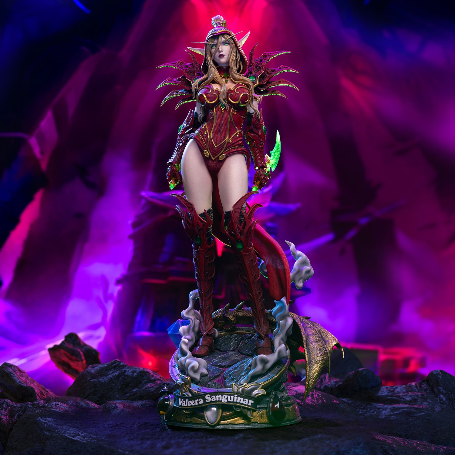 Warcraft Valeera Sanguinar Statues  (Prototype Shown) View 1