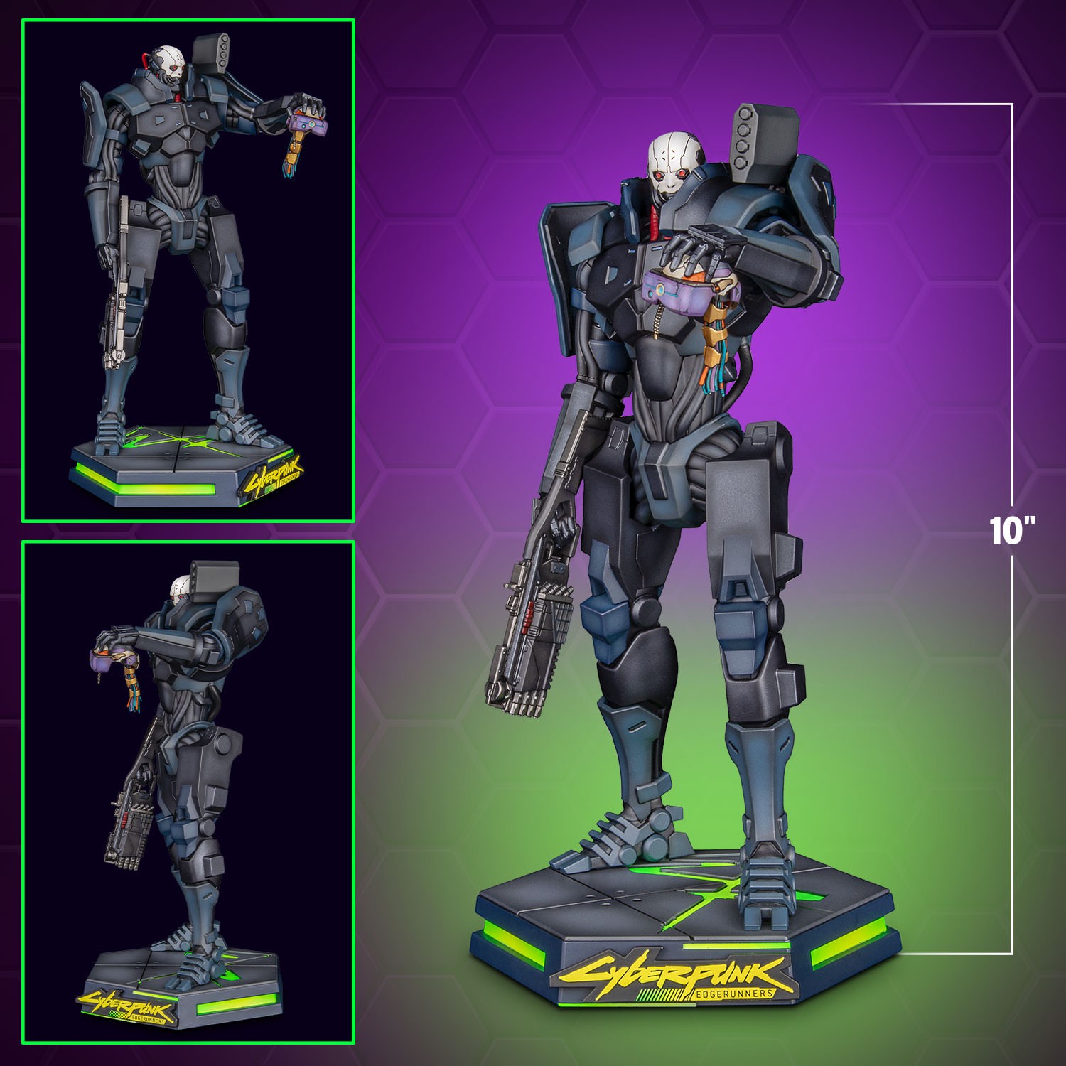 Cyberpunk 2077 Adam Smasher Collectible Figure  (Prototype Shown) View 2