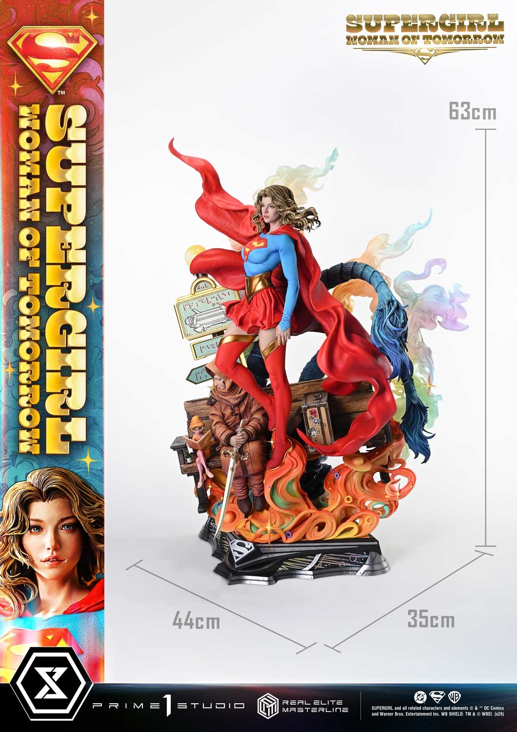 DC Comics Supergirl: Woman of Tomorrow Quarter Scale Statue  (Prototype Shown) View 11