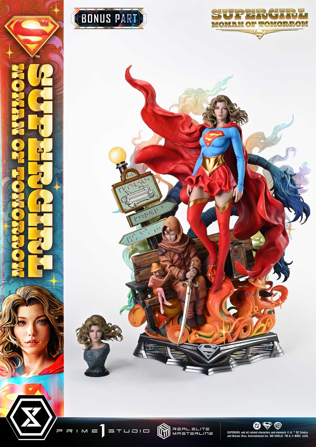 DC Comics Supergirl: Woman of Tomorrow (Bonus Version) Quarter Scale Statue  (Prototype Shown) View 10
