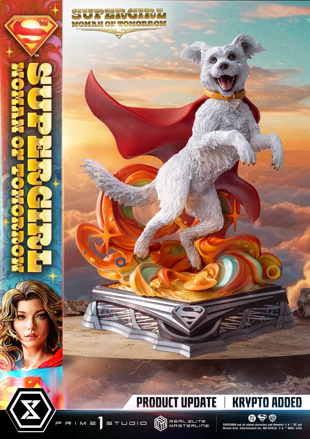 DC Comics Supergirl: Woman of Tomorrow (Bonus Version) Quarter Scale Statue  (Prototype Shown) View 3