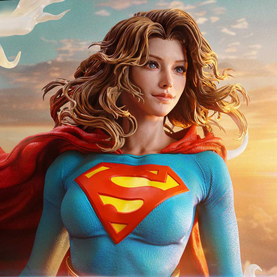 DC Comics Supergirl: Woman of Tomorrow (Bonus Version) Quarter Scale Statue  (Prototype Shown) View 5