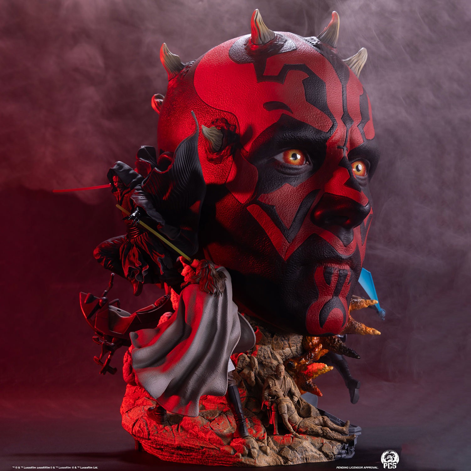 Star Wars Darth Maul Fine Art Bust  (Prototype Shown) View 1
