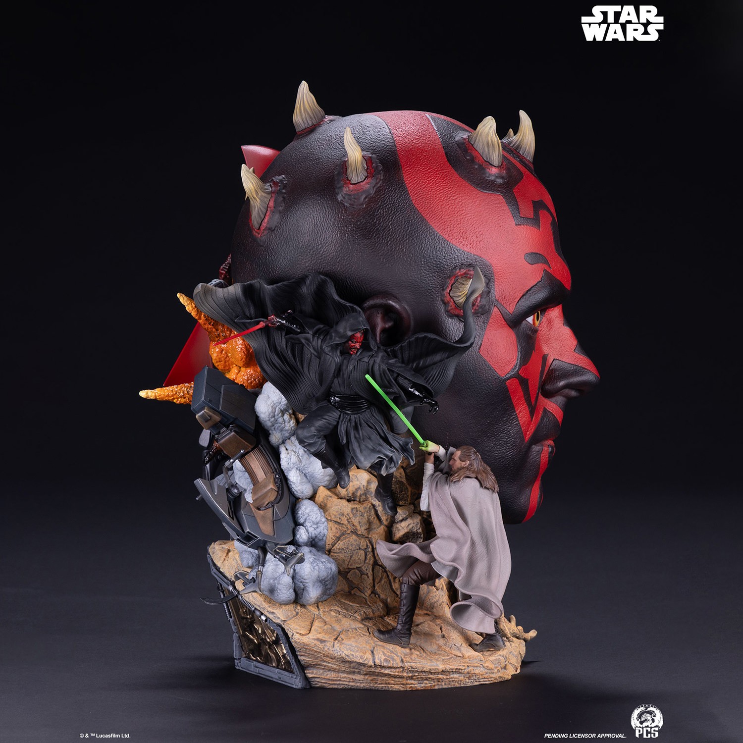 Star Wars Darth Maul Fine Art Bust  (Prototype Shown) View 4
