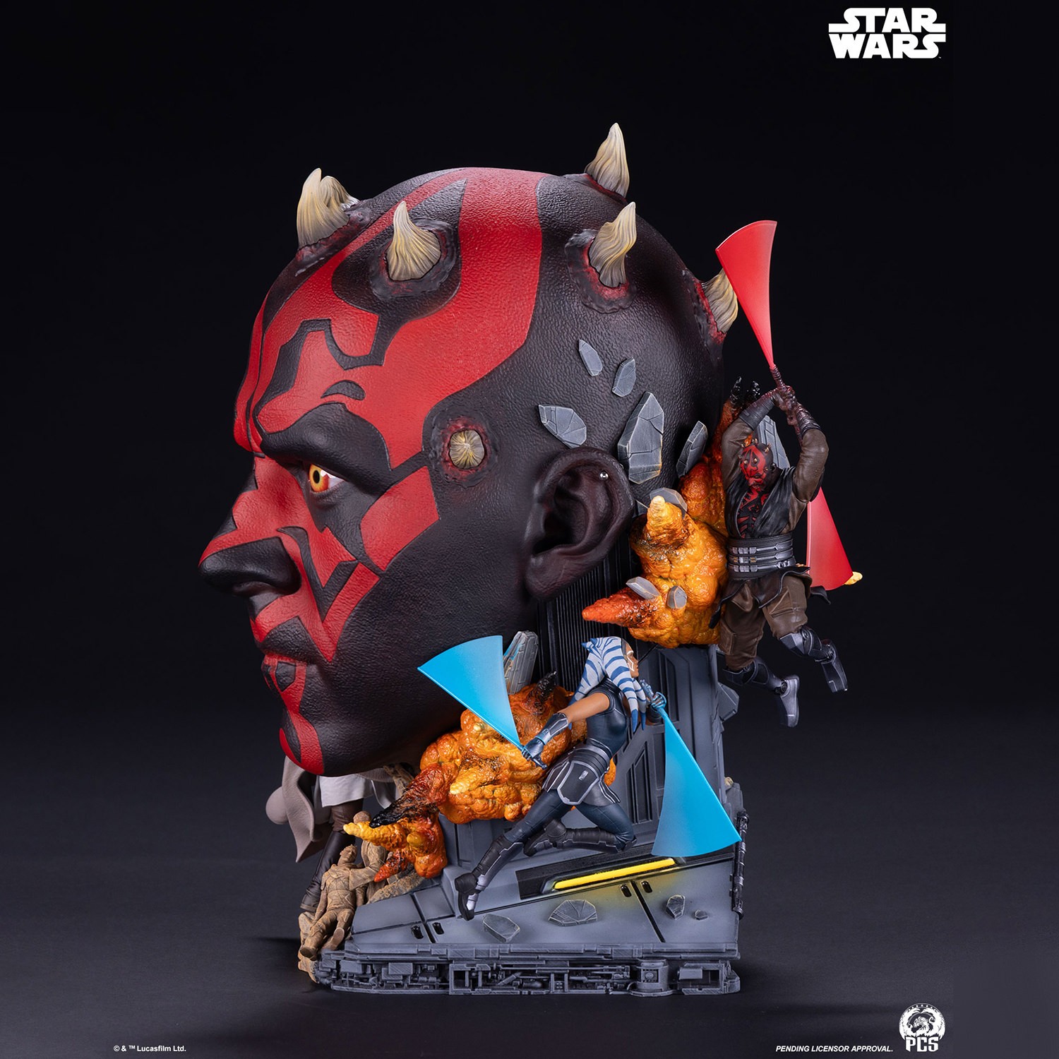 Star Wars Darth Maul Fine Art Bust  (Prototype Shown) View 6
