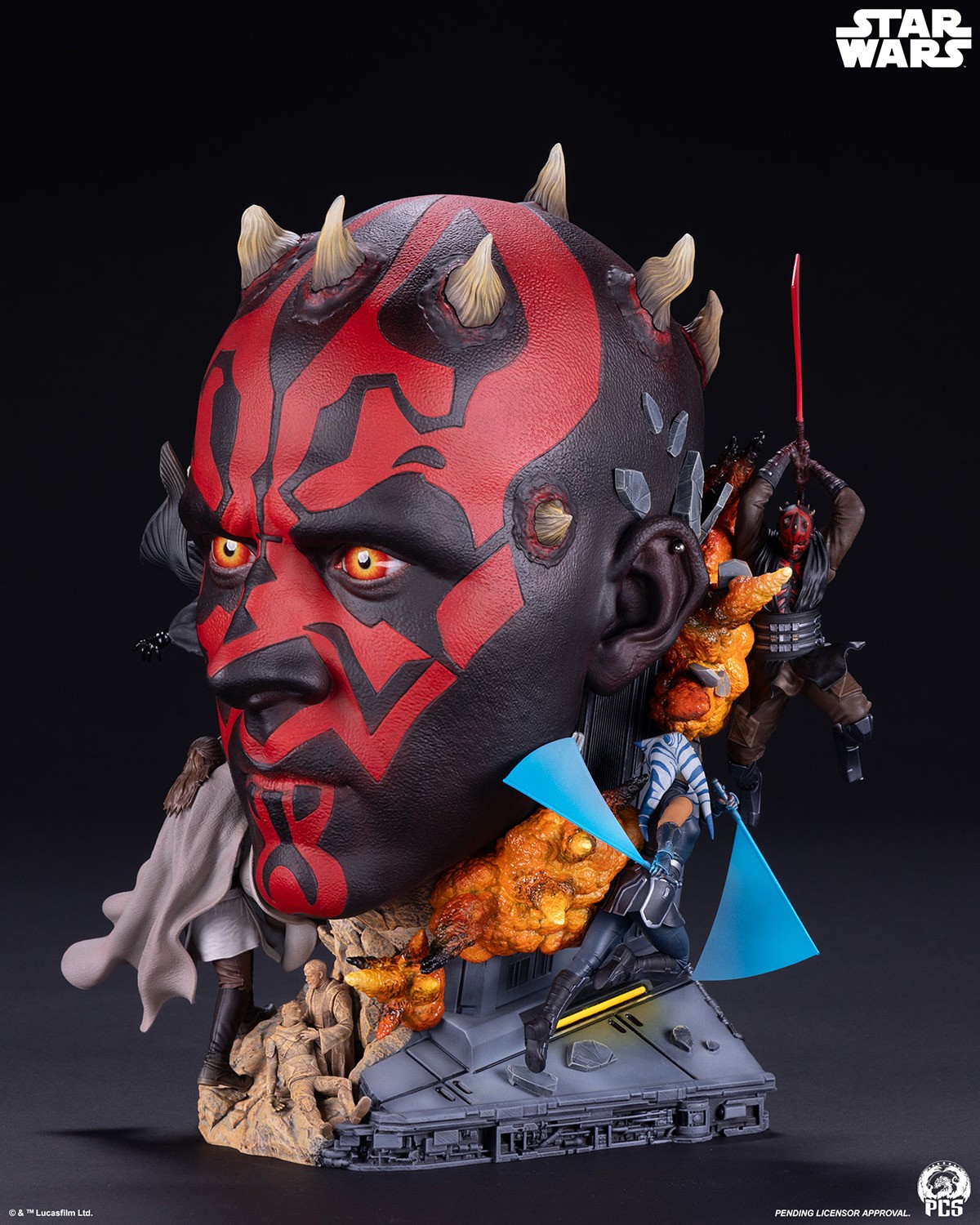 Star Wars Darth Maul Fine Art Bust  (Prototype Shown) View 7