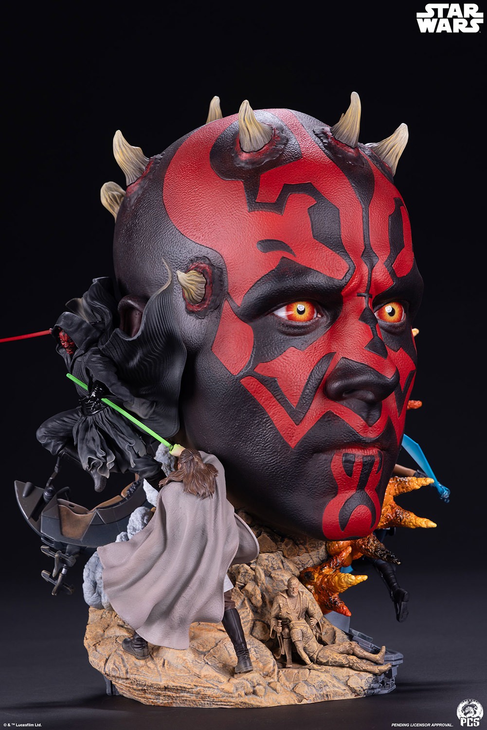 Star Wars Darth Maul Fine Art Bust  (Prototype Shown) View 8