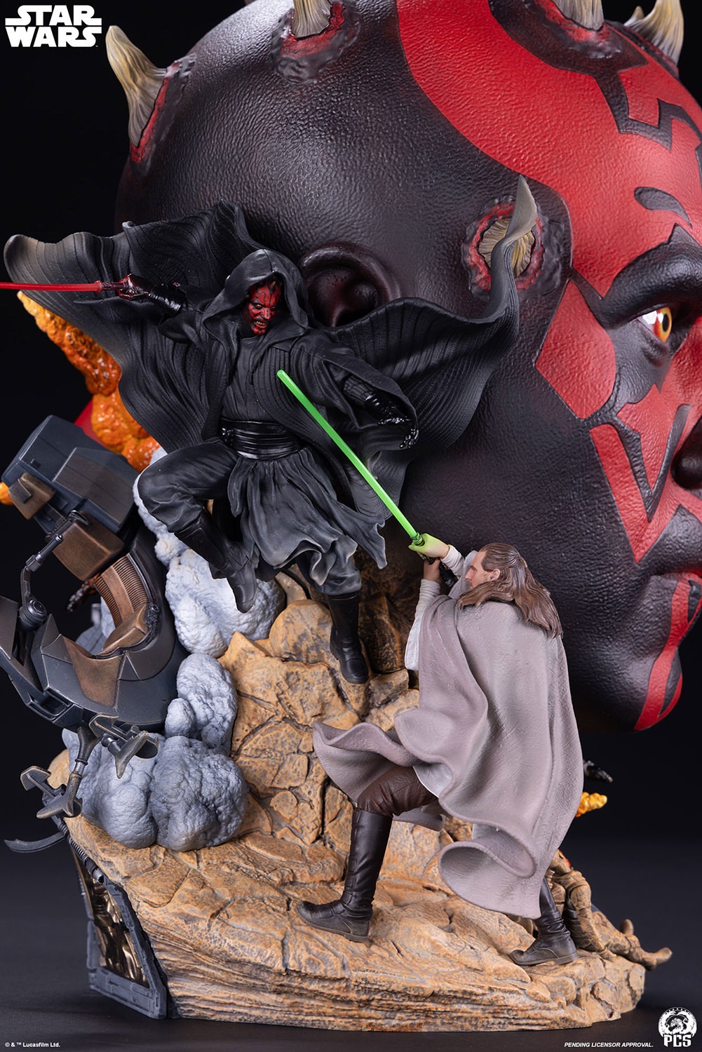 Star Wars Darth Maul Fine Art Bust  (Prototype Shown) View 9