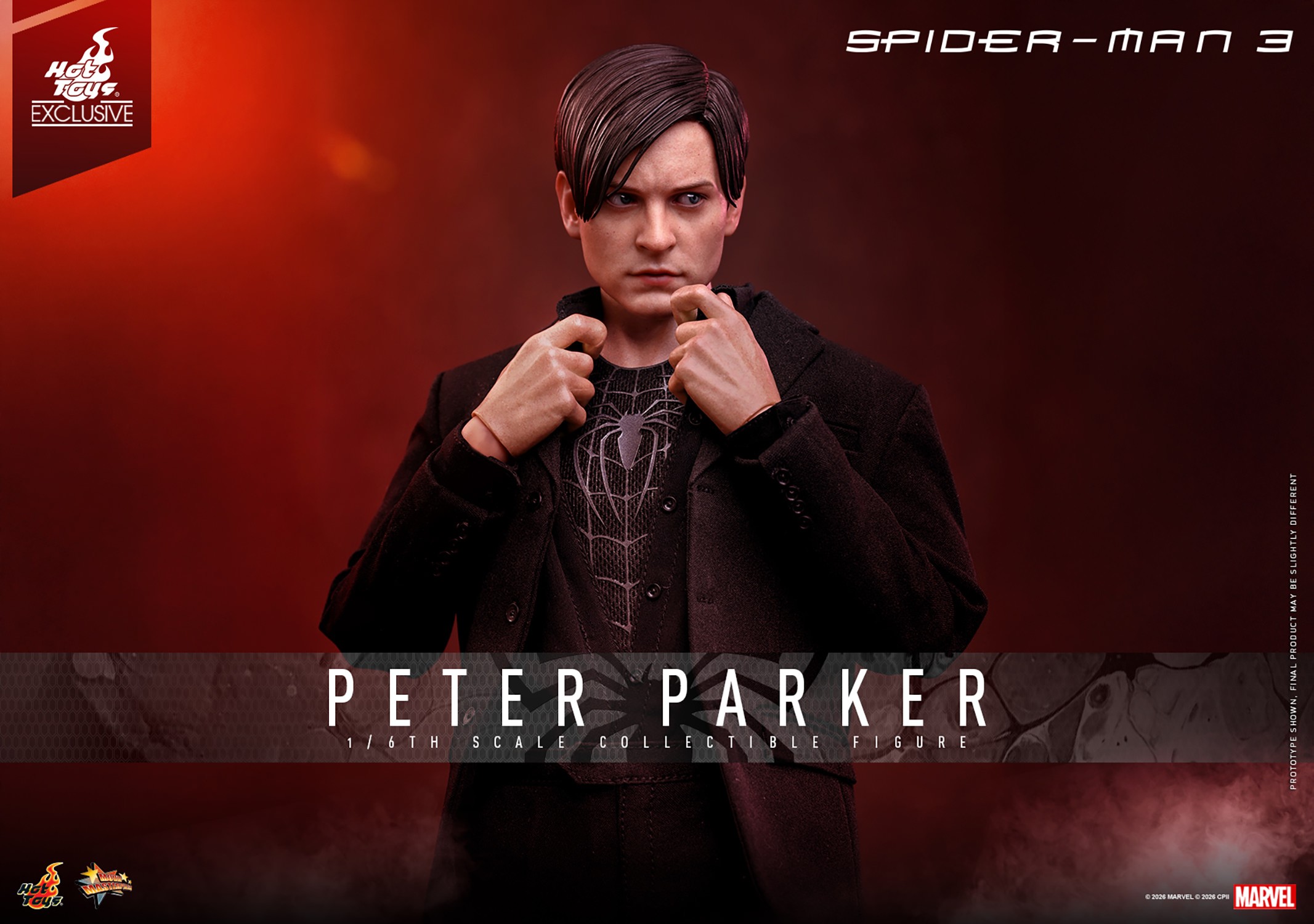 Marvel Peter Parker Sixth Scale Figure  (Prototype Shown) View 1