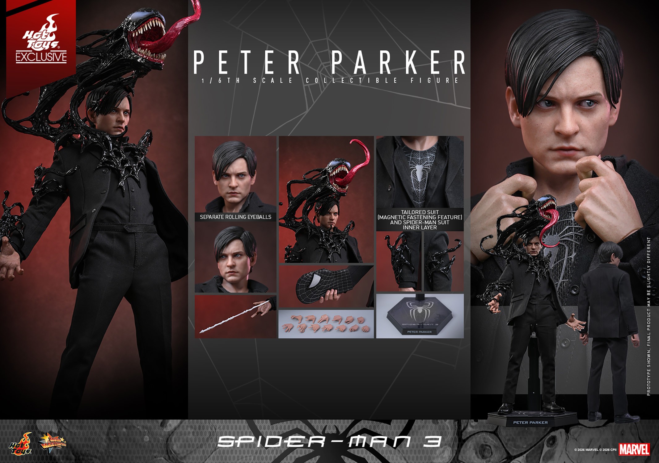 Marvel Peter Parker Sixth Scale Figure  (Prototype Shown) View 21