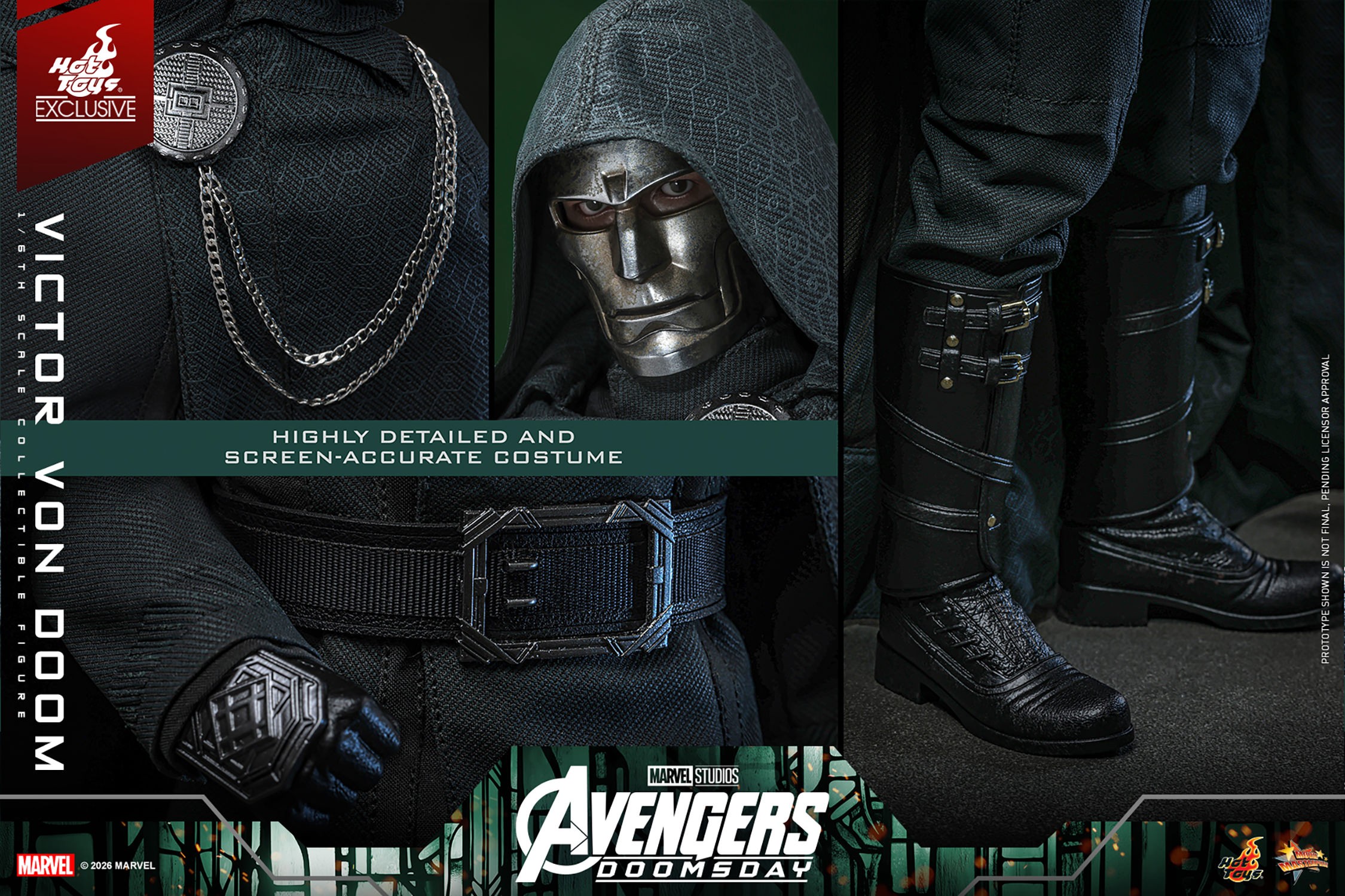 Marvel Victor Von Doom Sixth Scale Figure  (Prototype Shown) View 21
