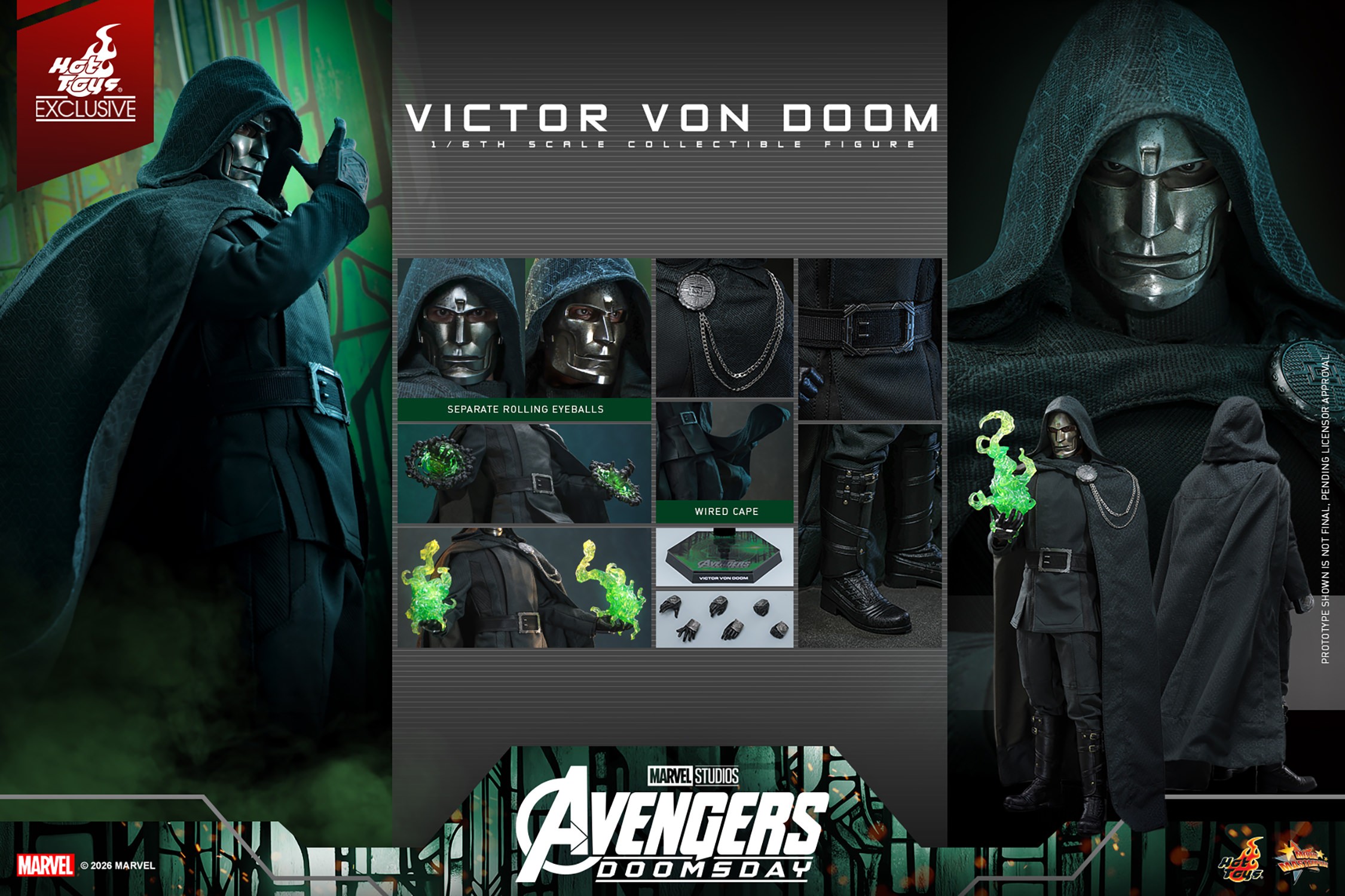Marvel Victor Von Doom Sixth Scale Figure  (Prototype Shown) View 23