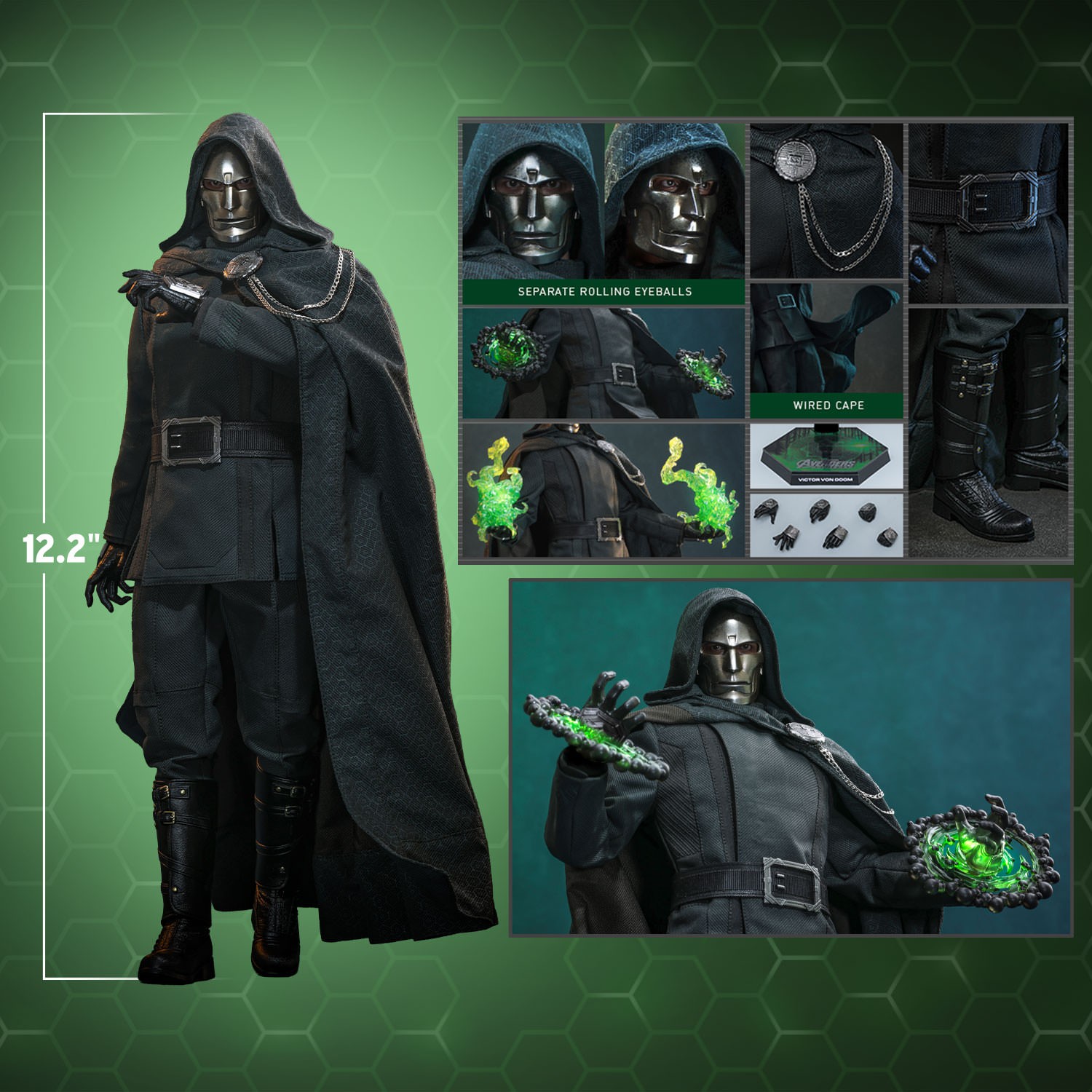 Marvel Victor Von Doom Sixth Scale Figure  (Prototype Shown) View 2