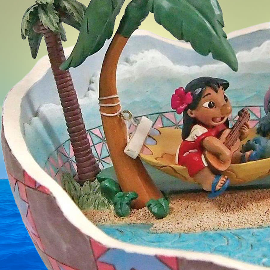 Disney Lilo & Stitch in Coconut Figurine  (Prototype Shown) View 3