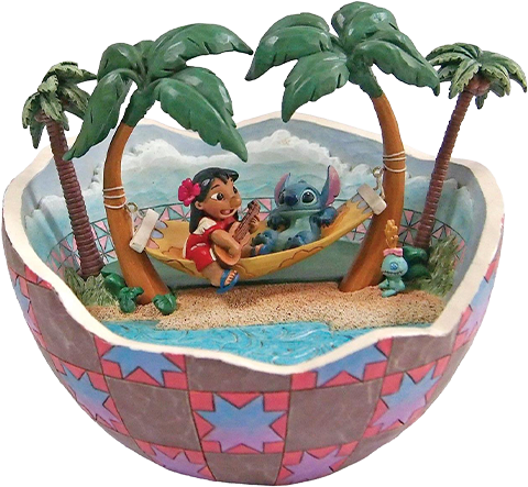 Disney Lilo & Stitch in Coconut Figurine  (Prototype Shown) View 7
