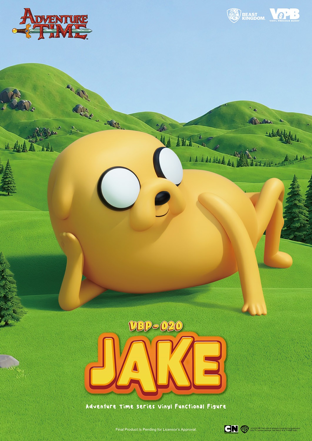 Adventure Time Jake Vinyl Piggy Bank Collectible Figure  (Prototype Shown) View 4