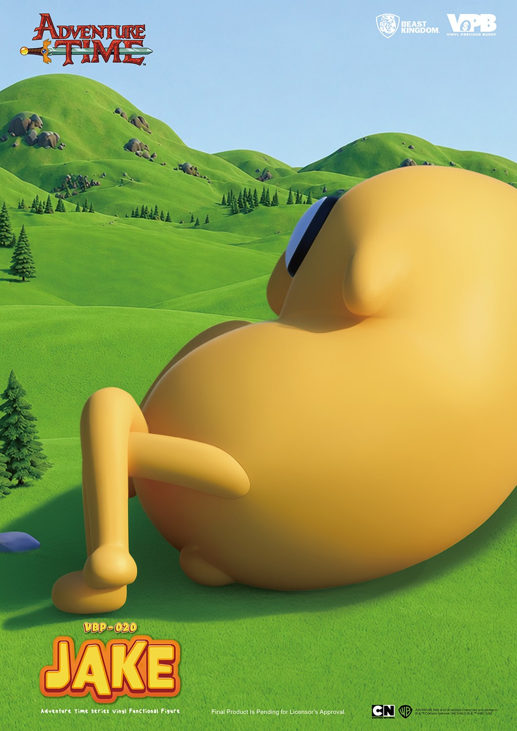 Adventure Time Jake Vinyl Piggy Bank Collectible Figure  (Prototype Shown) View 5