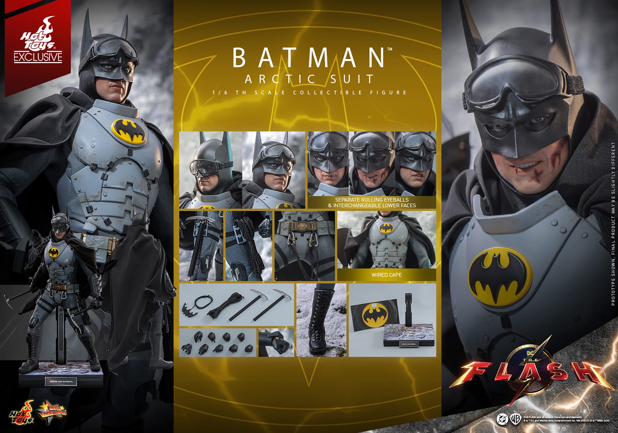 DC Comics Batman (Arctic Suit) Sixth Scale Figure  (Prototype Shown) View 24