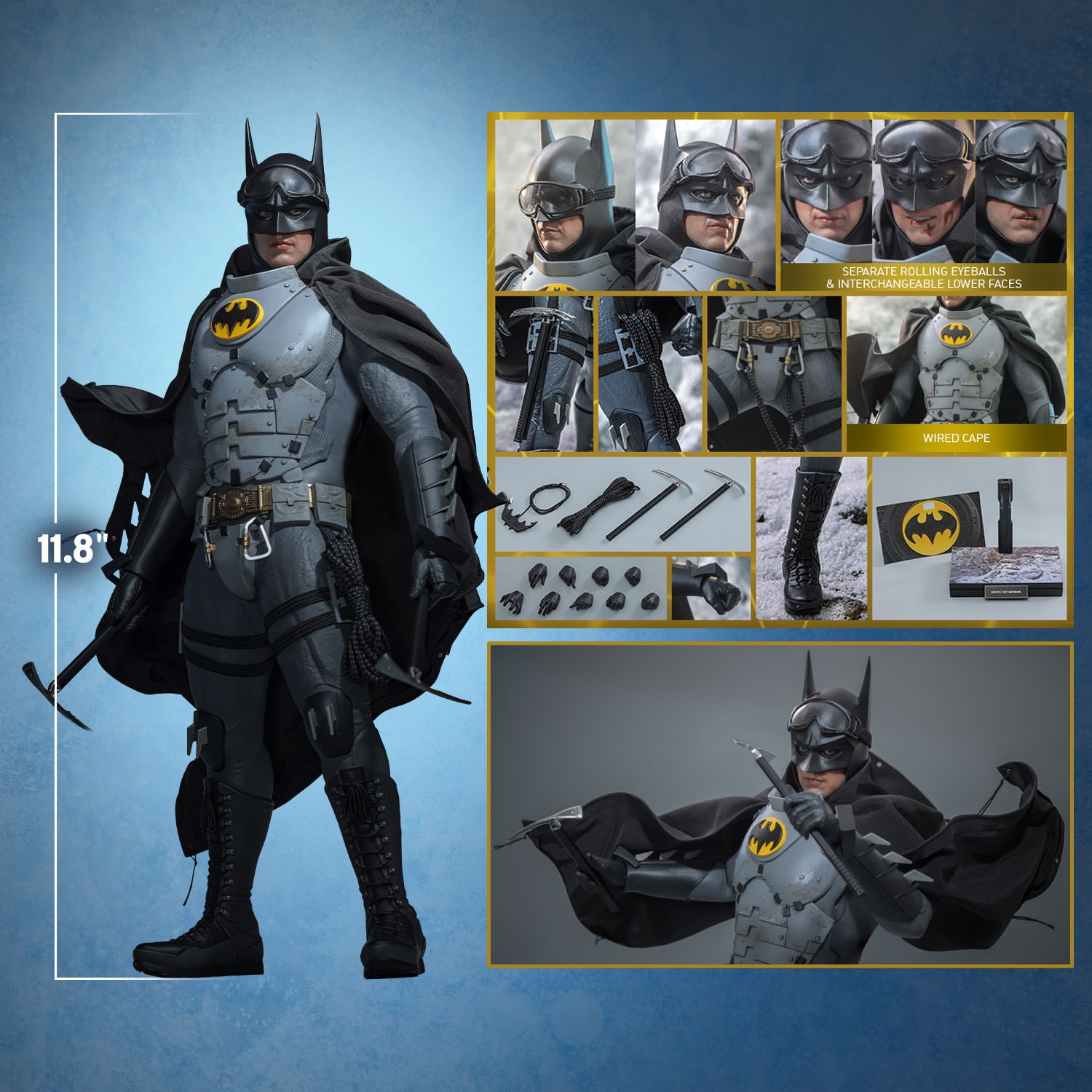 DC Comics Batman (Arctic Suit) Sixth Scale Figure  (Prototype Shown) View 2