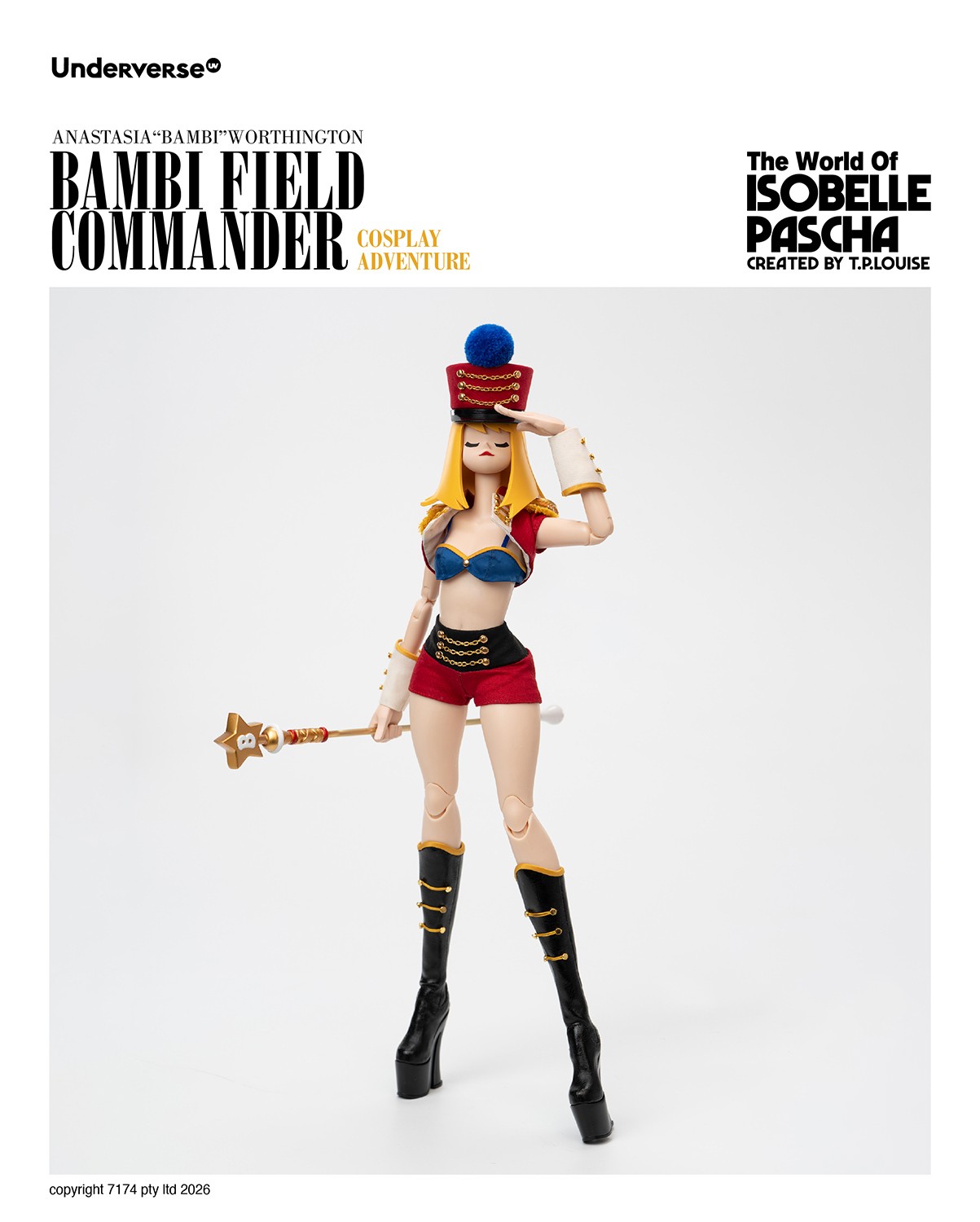 The World of Isobelle Pascha Field Commander Bambi Sixth Scale Figure  (Prototype Shown) View 12