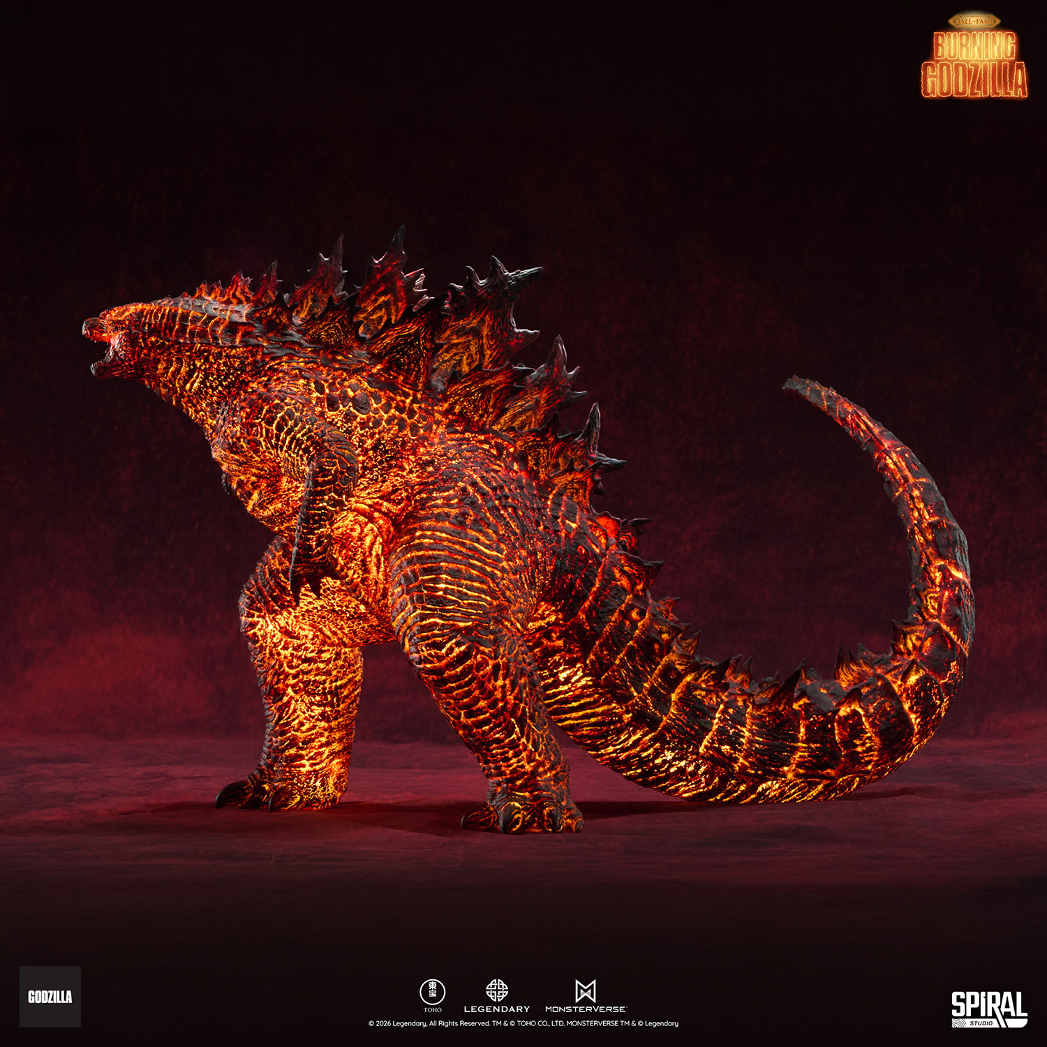 Godzilla Burning Godzilla (2019) Collectible Figure  (Prototype Shown) View 1