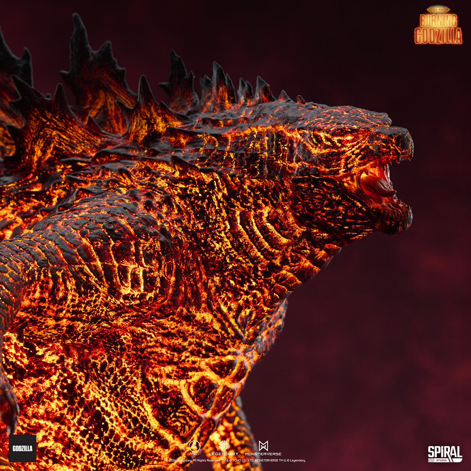 Godzilla Burning Godzilla (2019) Collectible Figure  (Prototype Shown) View 8
