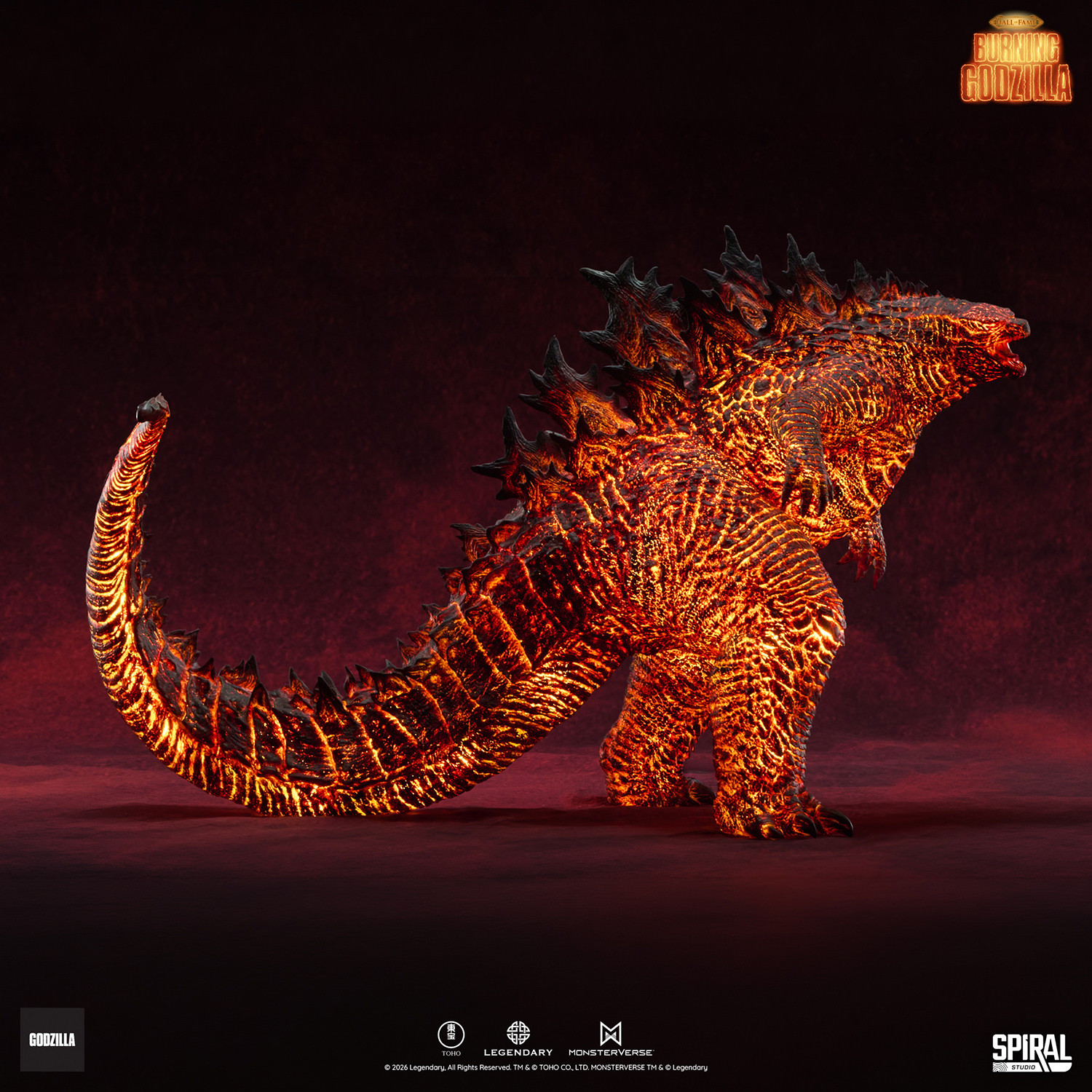 Godzilla Burning Godzilla (2019) Collectible Figure  (Prototype Shown) View 9