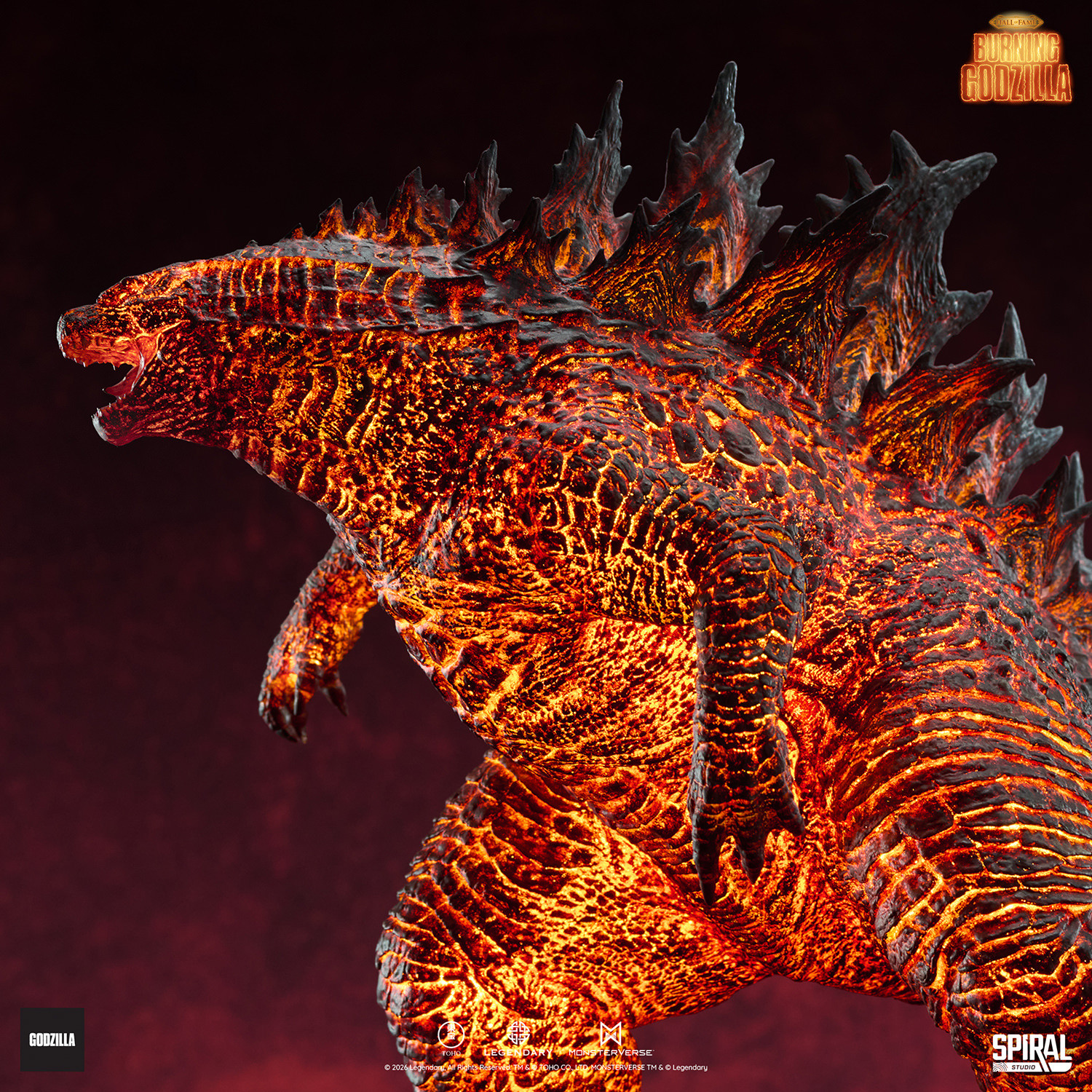 Godzilla Burning Godzilla (2019) Collectible Figure  (Prototype Shown) View 12