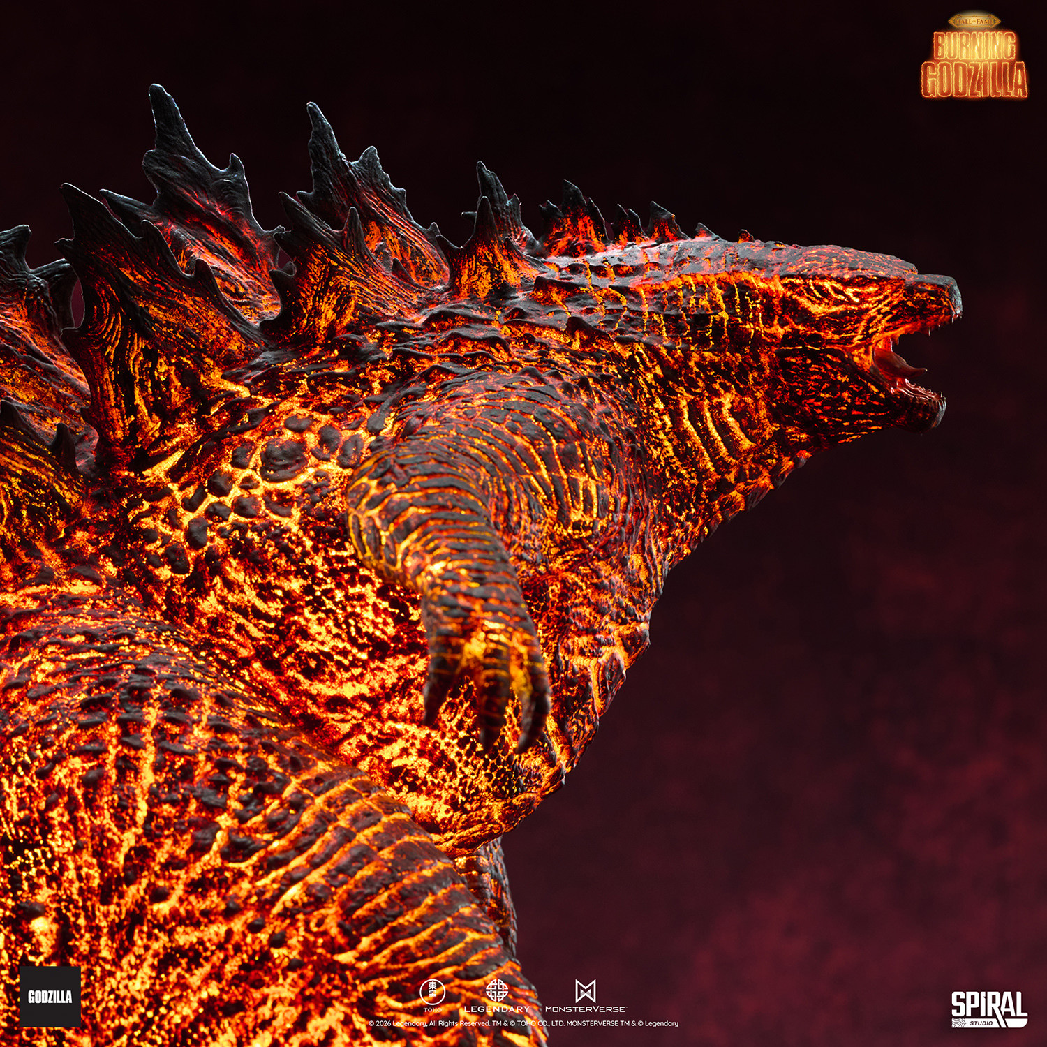 Godzilla Burning Godzilla (2019) Collectible Figure  (Prototype Shown) View 15