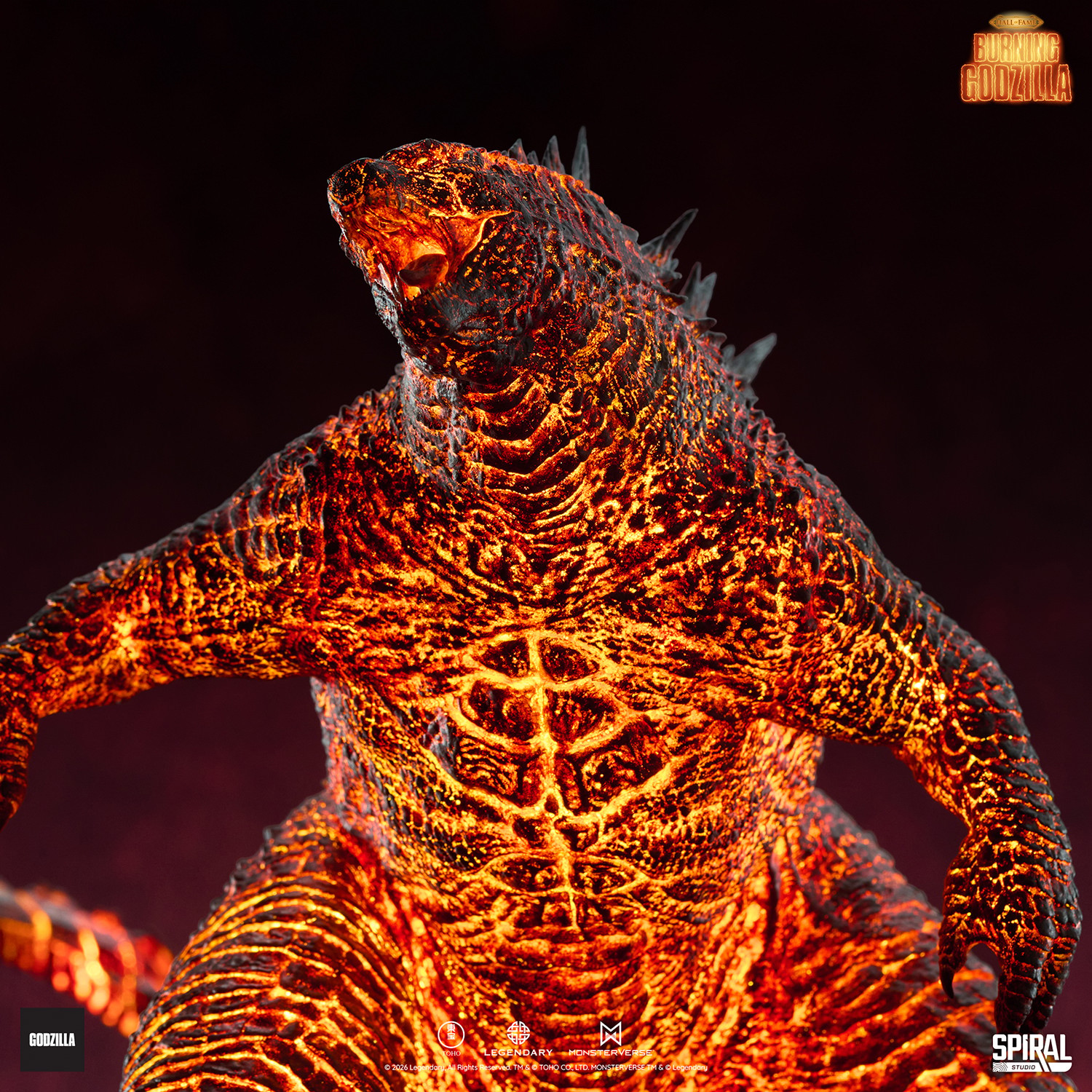 Godzilla Burning Godzilla (2019) Collectible Figure  (Prototype Shown) View 16