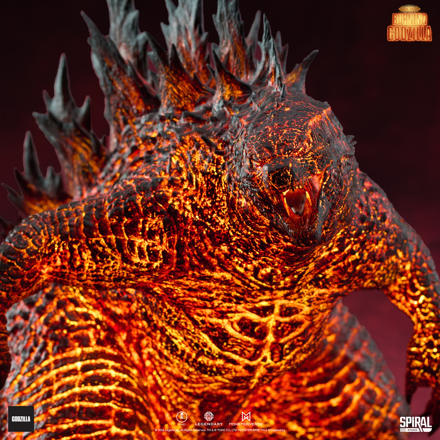 Godzilla Burning Godzilla (2019) Collectible Figure  (Prototype Shown) View 17