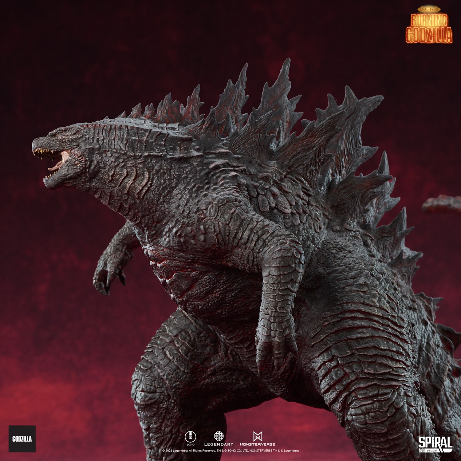 Godzilla Burning Godzilla (2019) Collectible Figure  (Prototype Shown) View 13