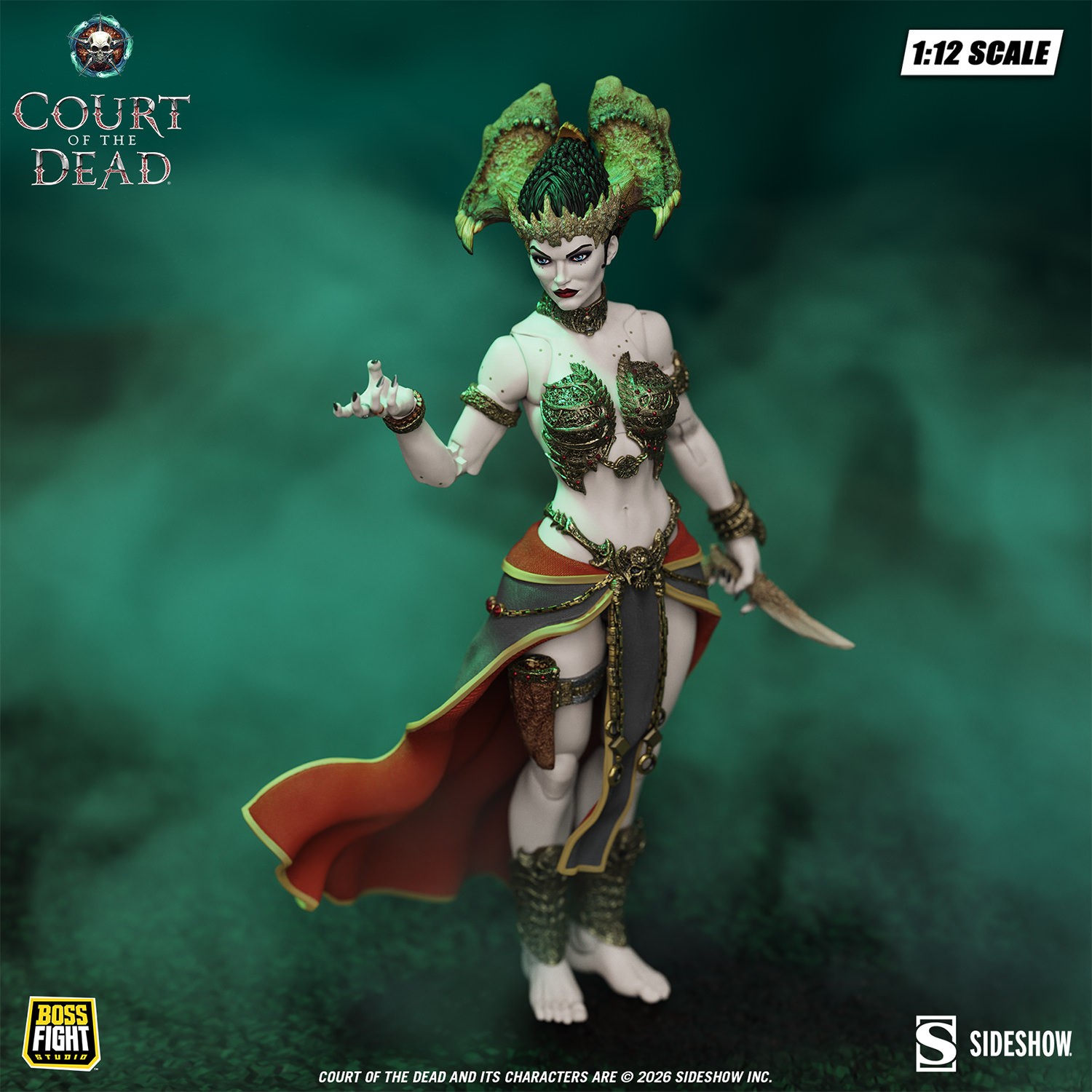 Court of the Dead Gethsemoni: Queen of the Dead Action Figure  (Prototype Shown) View 1