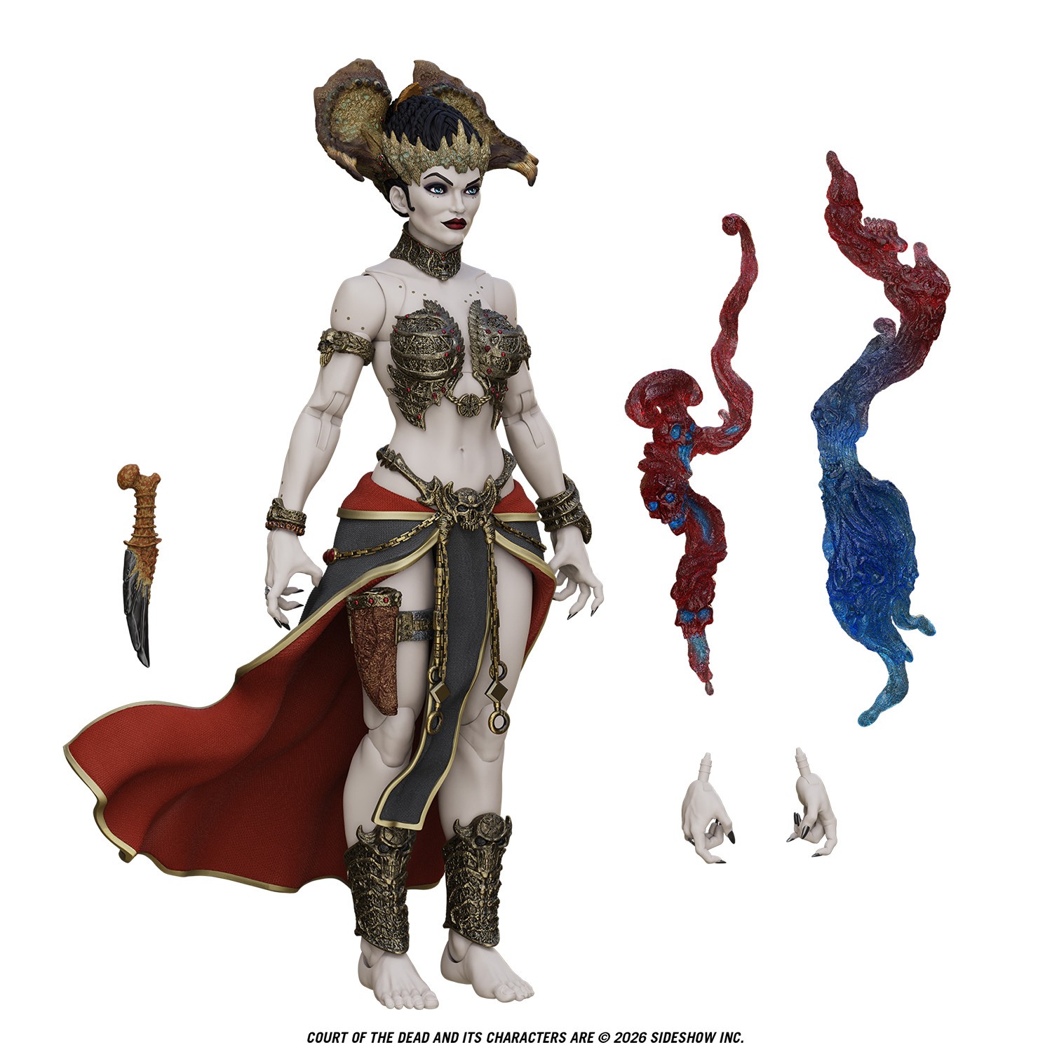 Court of the Dead Gethsemoni: Queen of the Dead Action Figure  (Prototype Shown) View 4