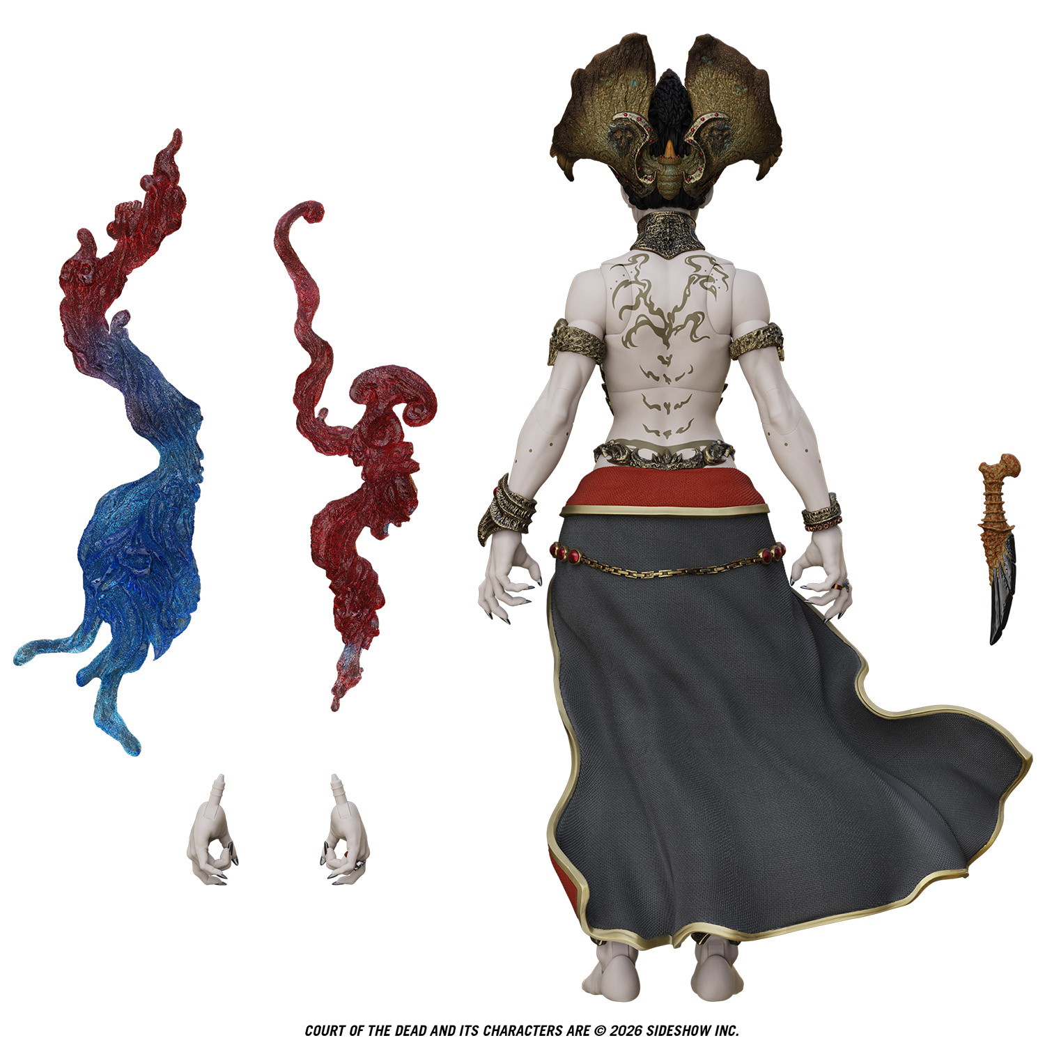 Court of the Dead Gethsemoni: Queen of the Dead Action Figure  (Prototype Shown) View 6