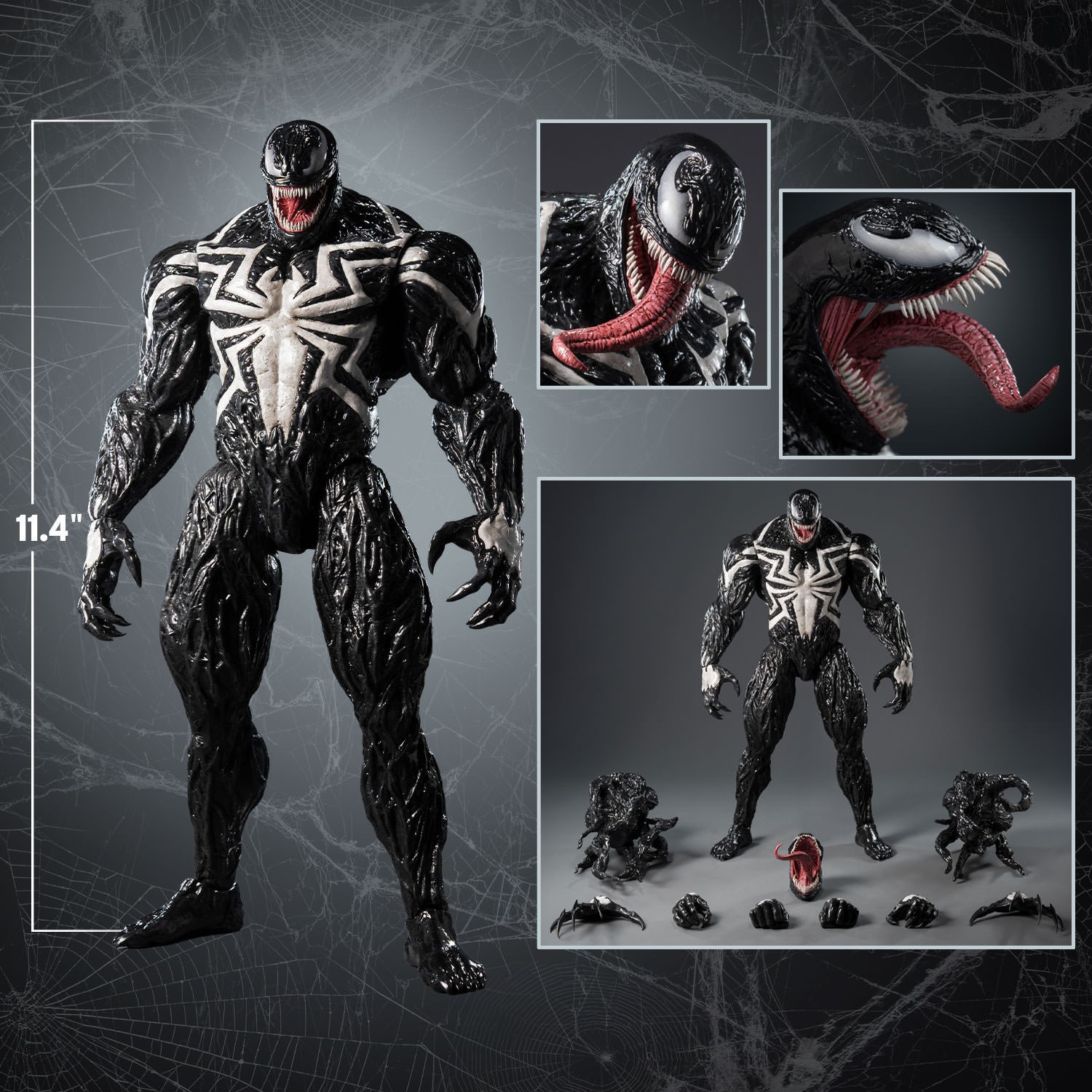 Marvel DLX Venom Action Figure  (Prototype Shown) View 2