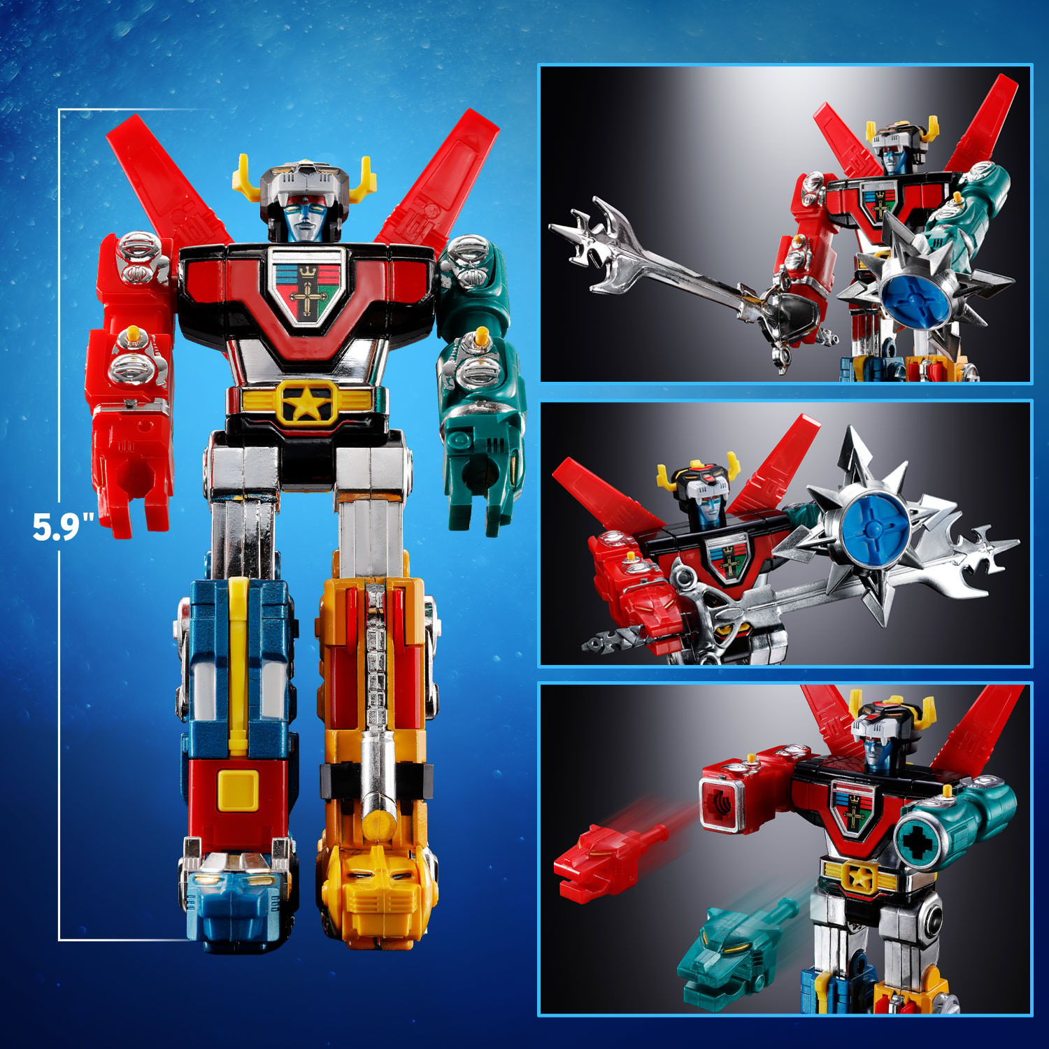 Voltron: Defender of the Universe Voltron Action Figure  (Prototype Shown) View 2