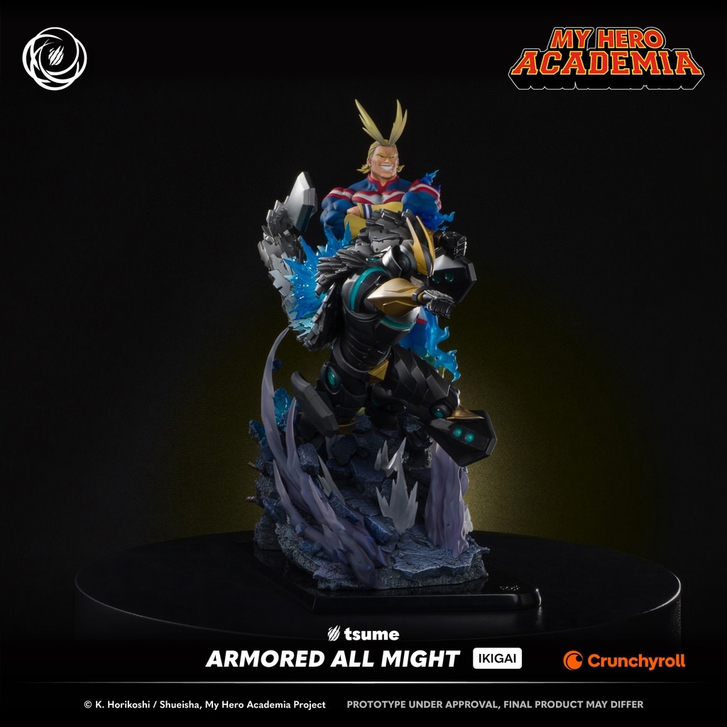 My Hero Academia Armored All Might IKIGAI Statues  (Prototype Shown) View 4