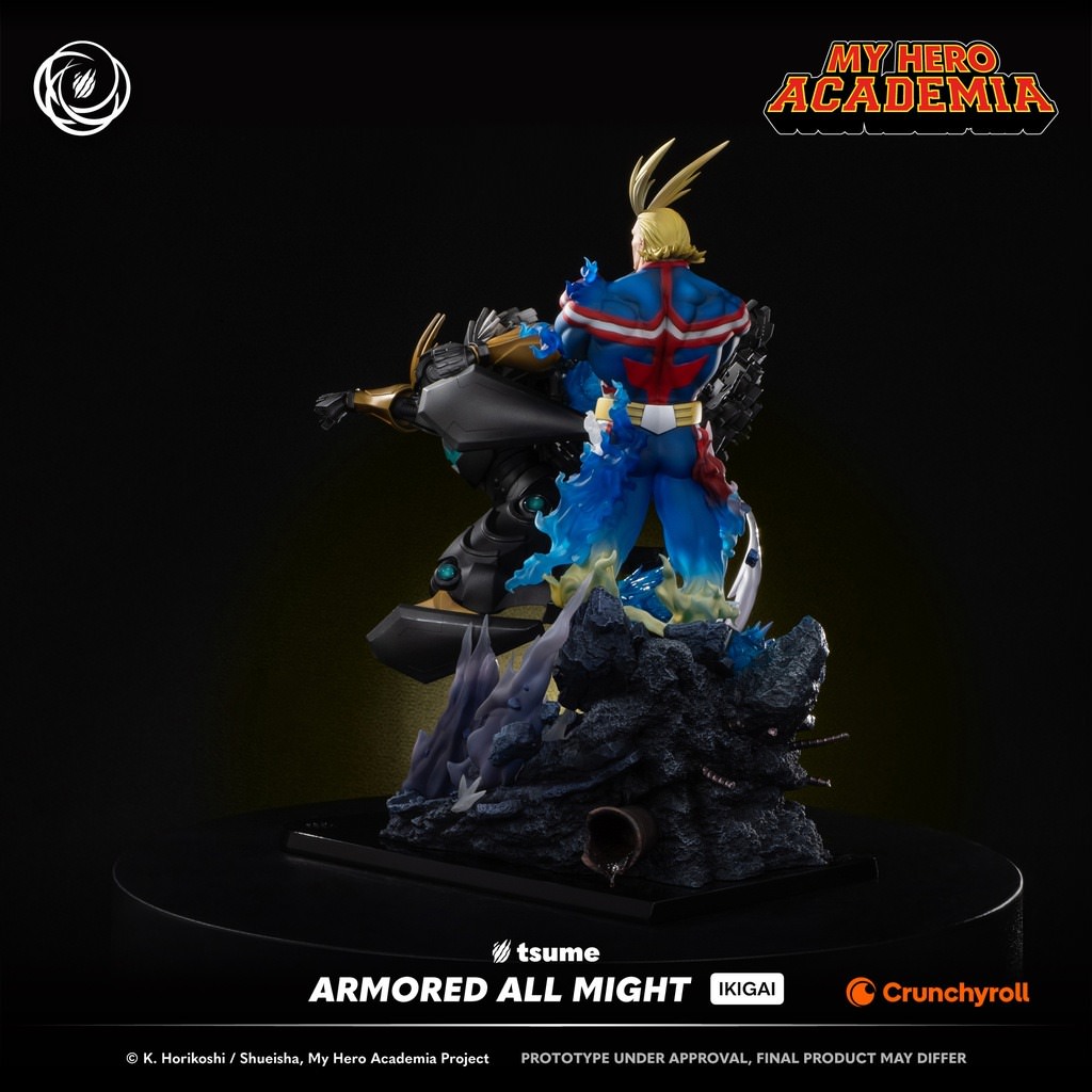 My Hero Academia Armored All Might IKIGAI Statues  (Prototype Shown) View 5